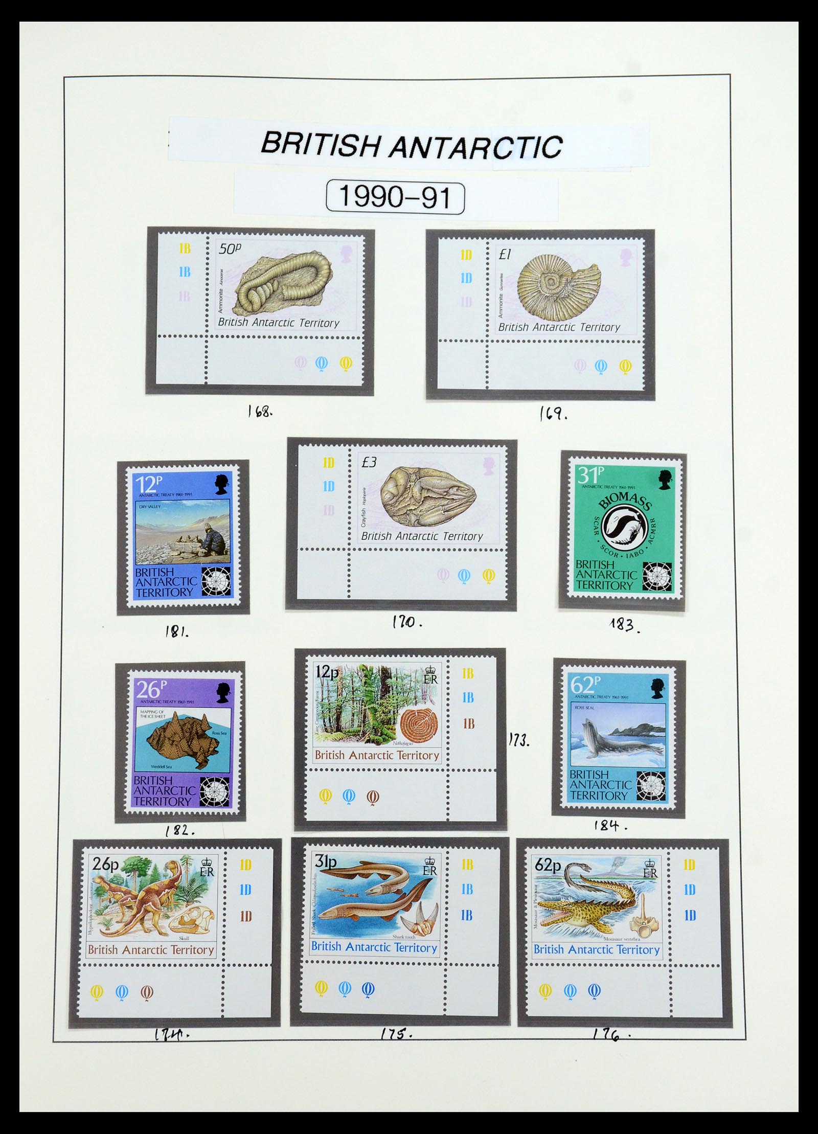 35971 019 - Postzegelverzameling 35971 Brits Antarctica 1963-2003.