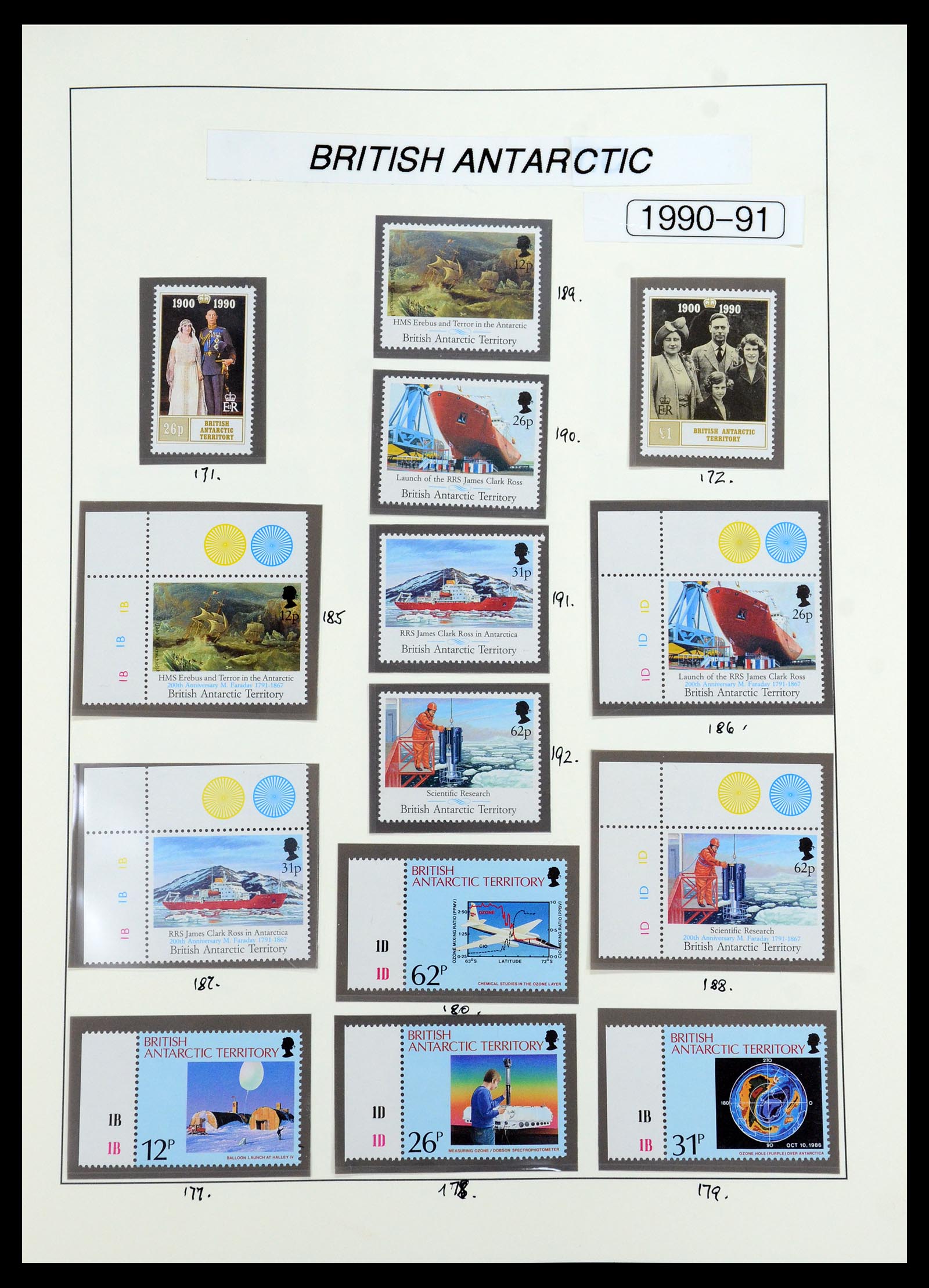 35971 020 - Postzegelverzameling 35971 Brits Antarctica 1963-2003.