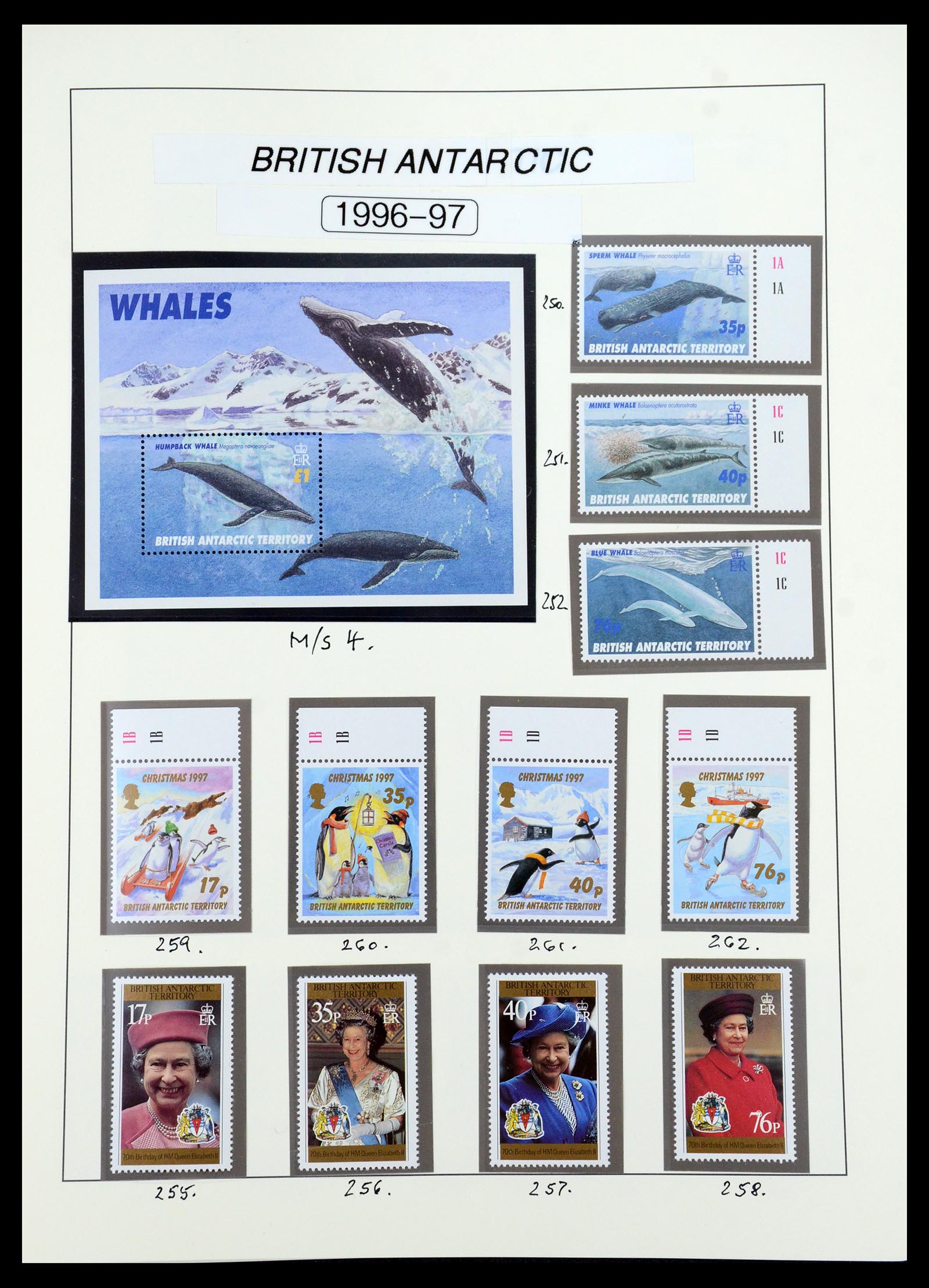 35971 025 - Postzegelverzameling 35971 Brits Antarctica 1963-2003.