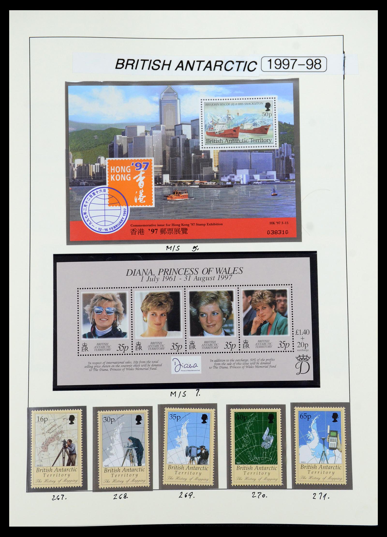 35971 026 - Postzegelverzameling 35971 Brits Antarctica 1963-2003.