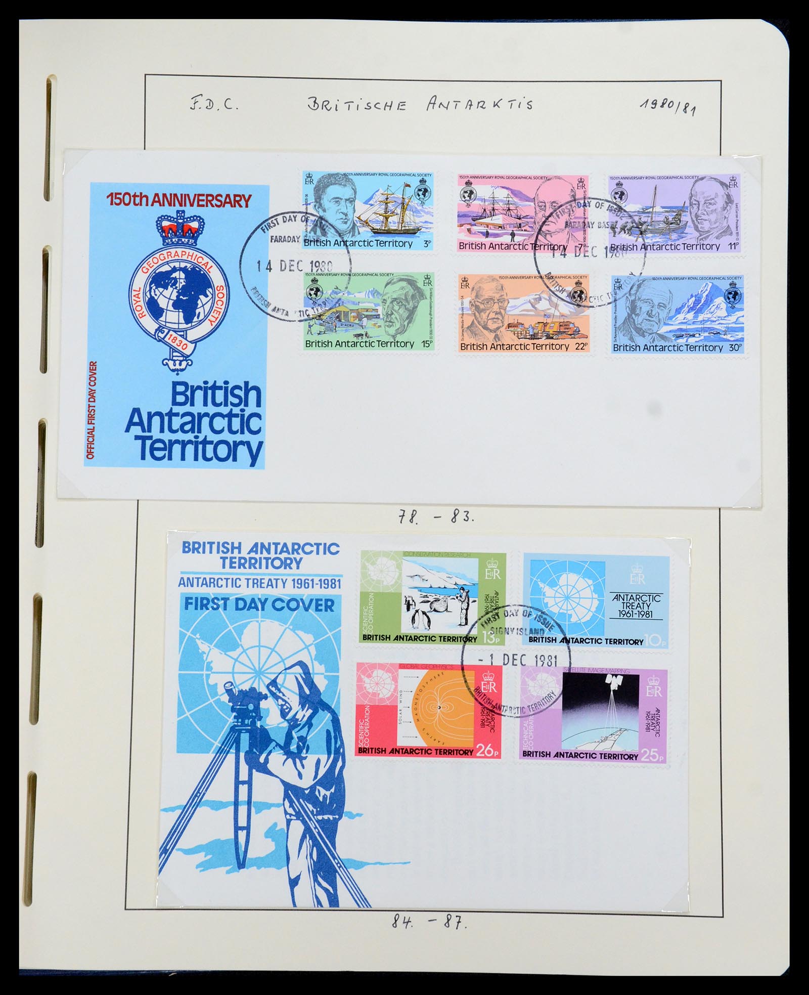 35971 040 - Postzegelverzameling 35971 Brits Antarctica 1963-2003.