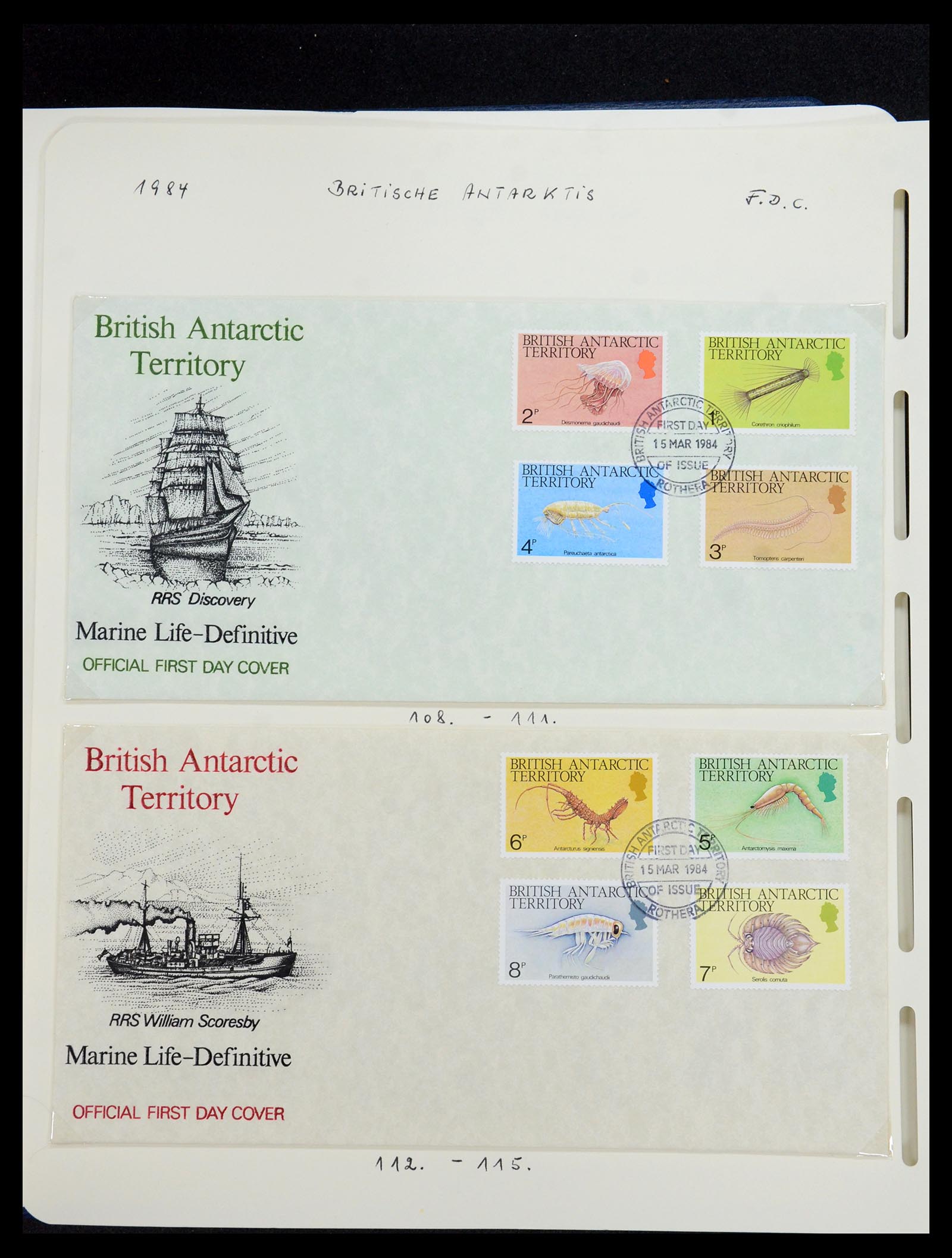 35971 043 - Postzegelverzameling 35971 Brits Antarctica 1963-2003.