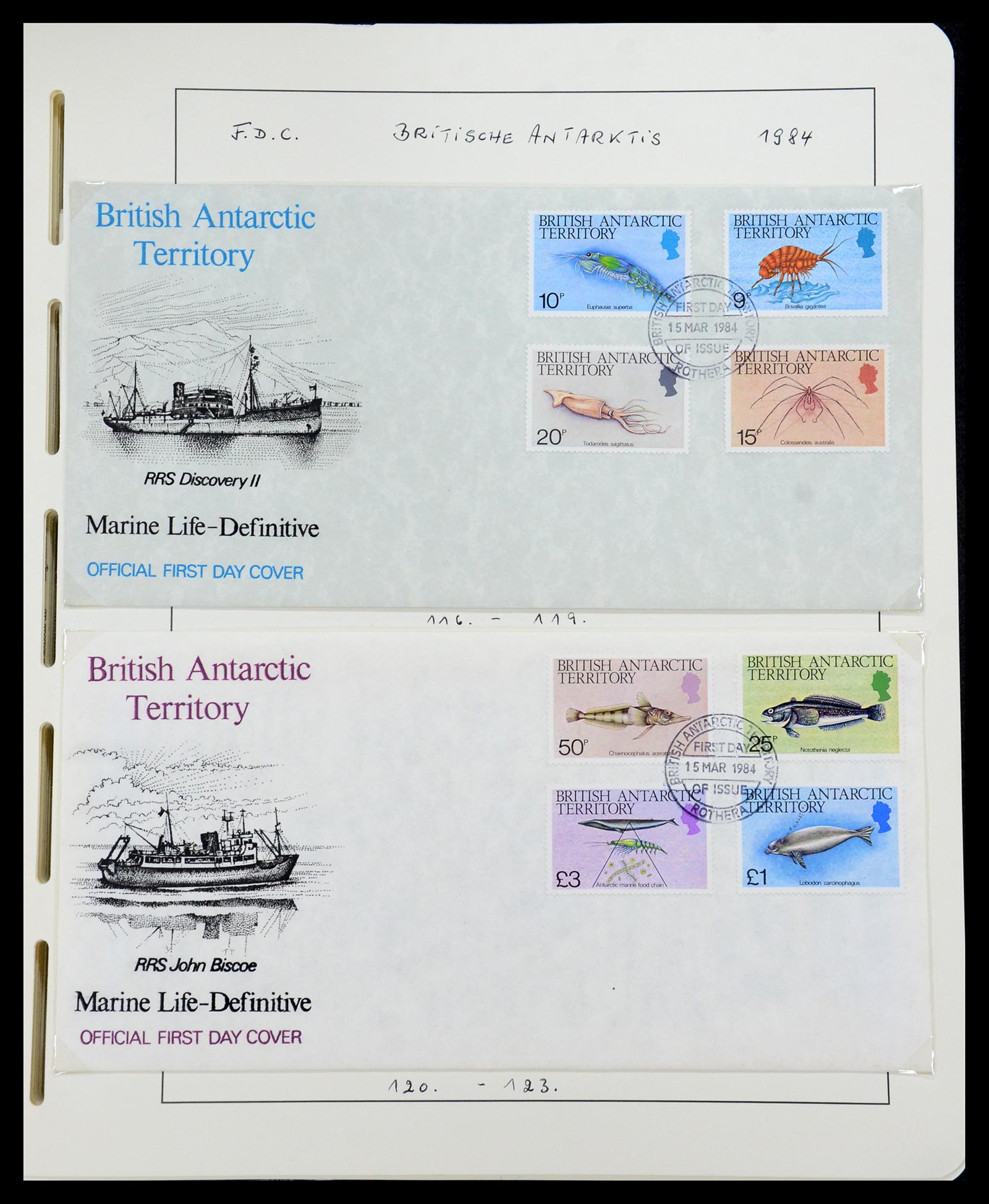 35971 044 - Postzegelverzameling 35971 Brits Antarctica 1963-2003.