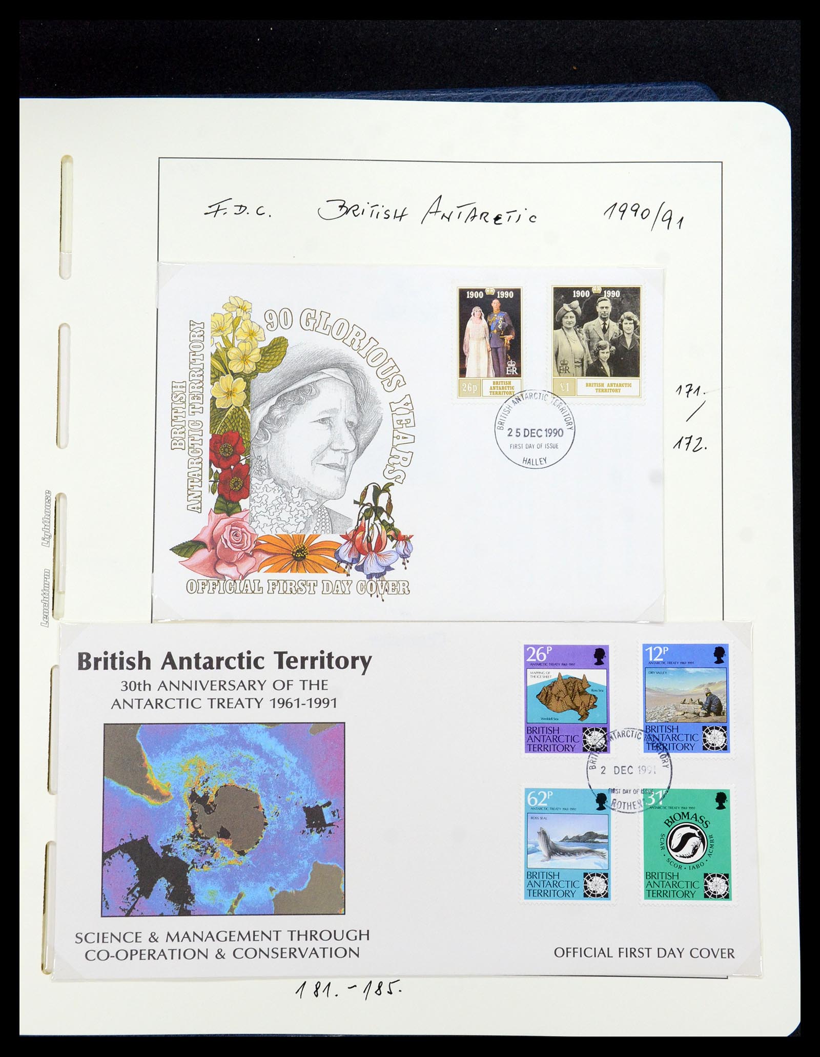 35971 050 - Postzegelverzameling 35971 Brits Antarctica 1963-2003.