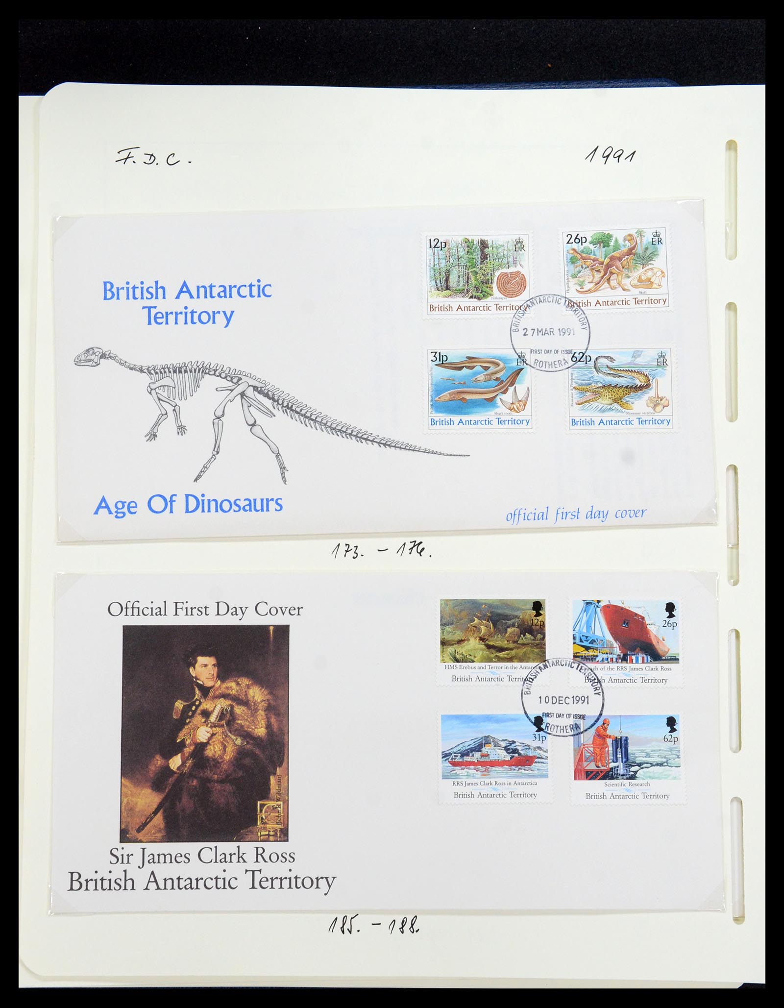 35971 051 - Postzegelverzameling 35971 Brits Antarctica 1963-2003.