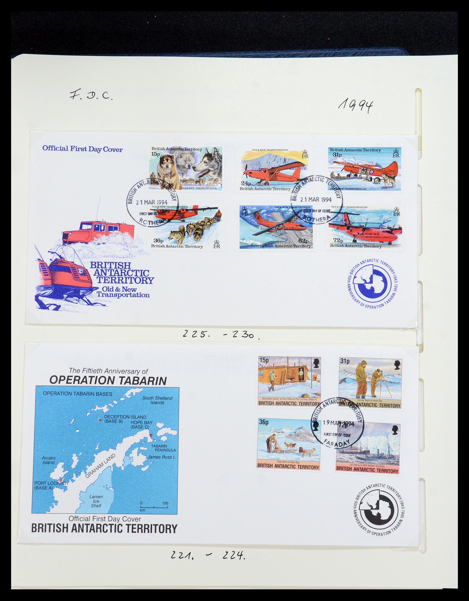 35971 055 - Postzegelverzameling 35971 Brits Antarctica 1963-2003.