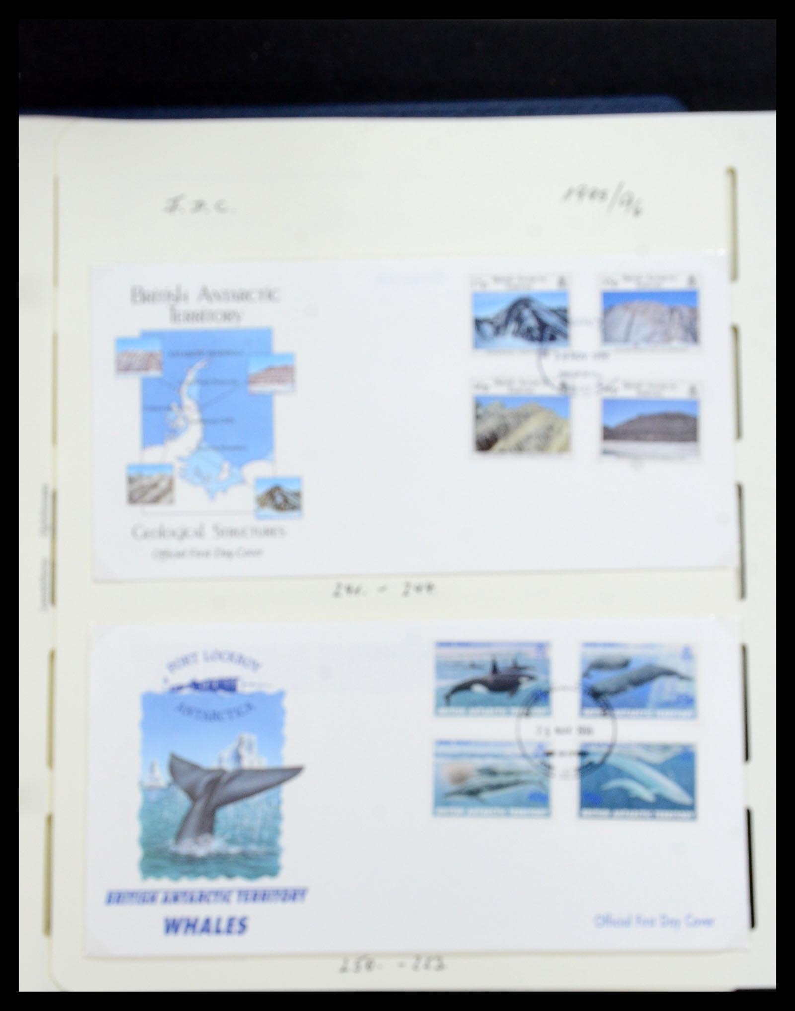 35971 057 - Postzegelverzameling 35971 Brits Antarctica 1963-2003.