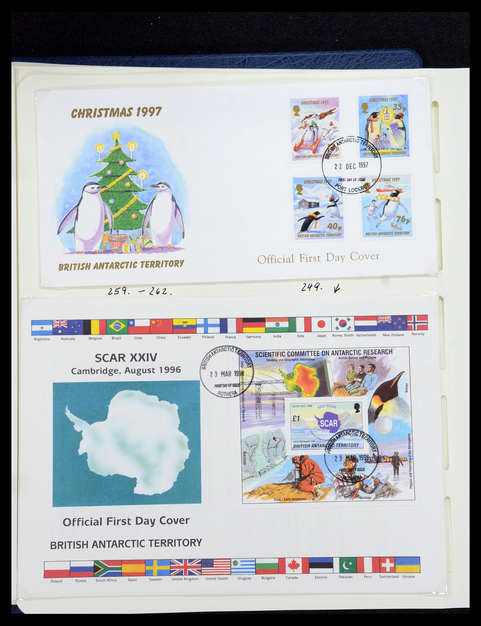 35971 059 - Postzegelverzameling 35971 Brits Antarctica 1963-2003.