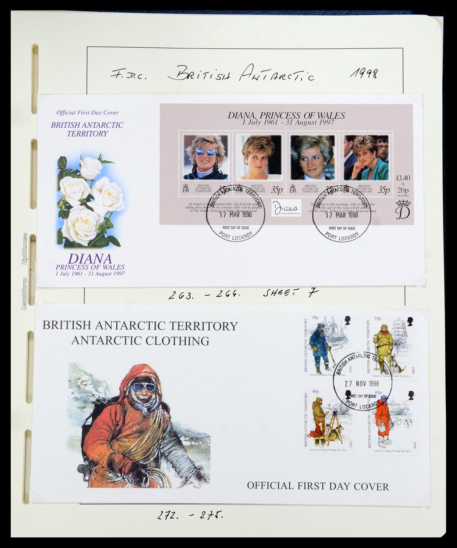 35971 060 - Postzegelverzameling 35971 Brits Antarctica 1963-2003.