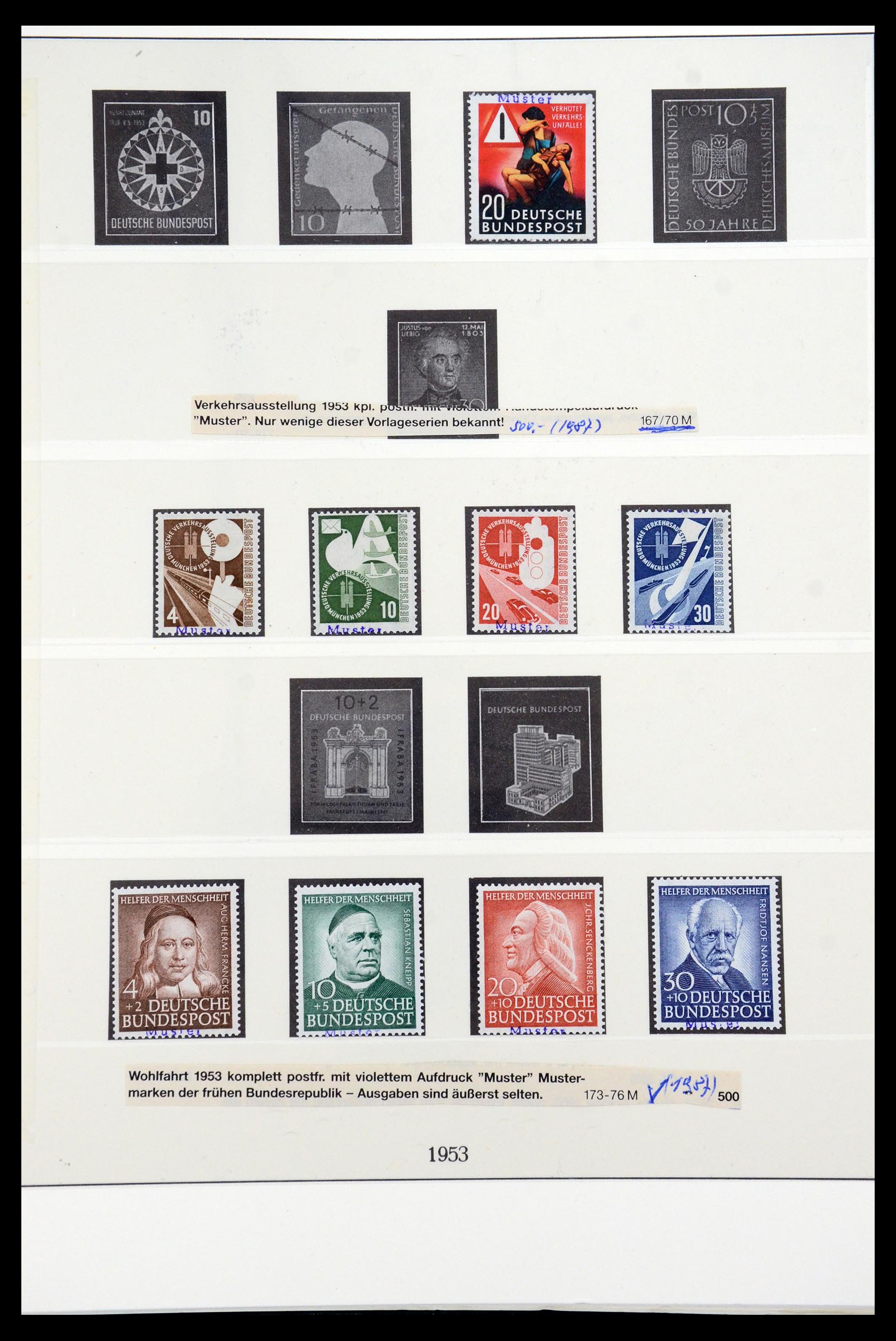 35973 002 - Postzegelverzameling 35973 Bundespost specimen 1952-2002.