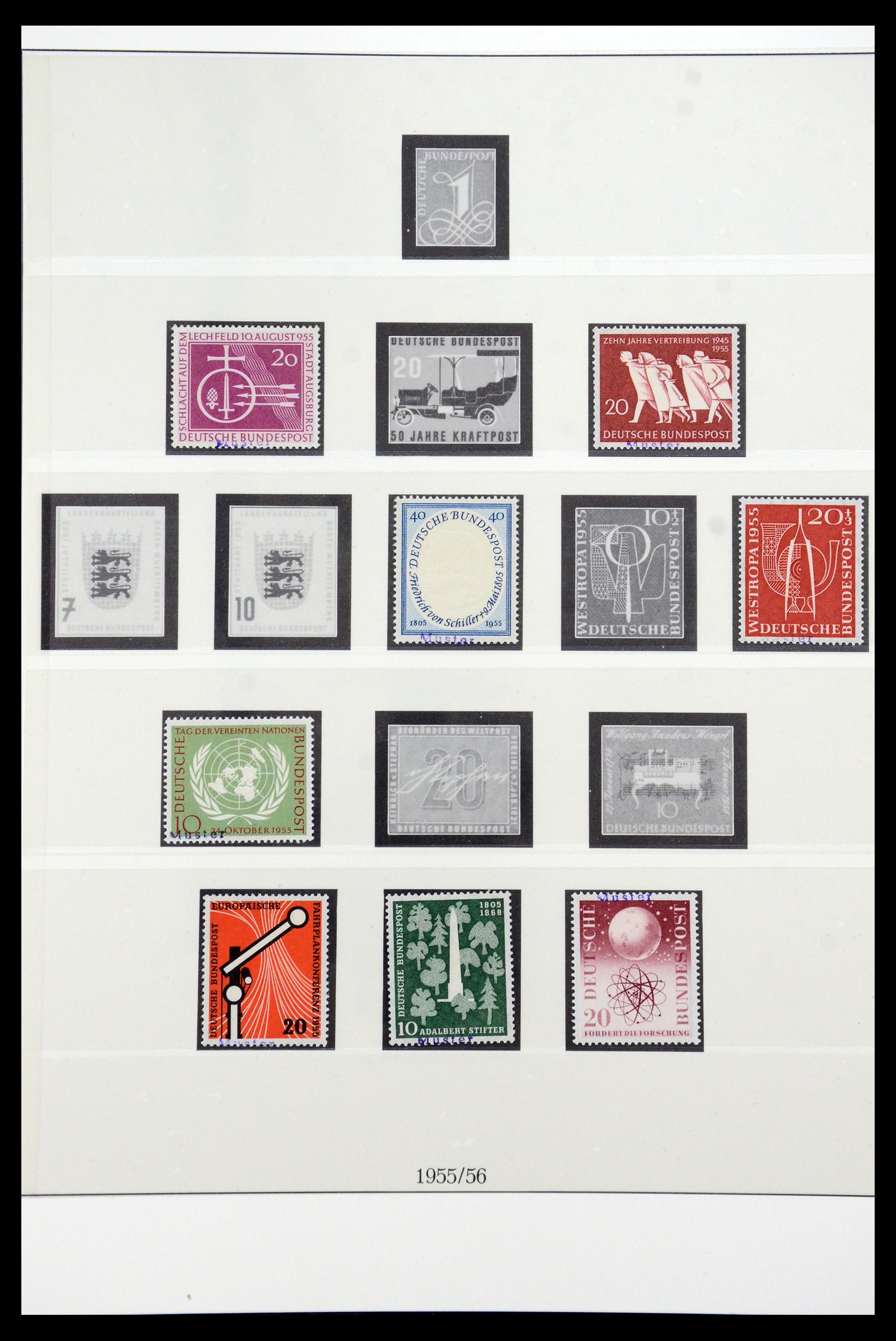 35973 004 - Postzegelverzameling 35973 Bundespost specimen 1952-2002.