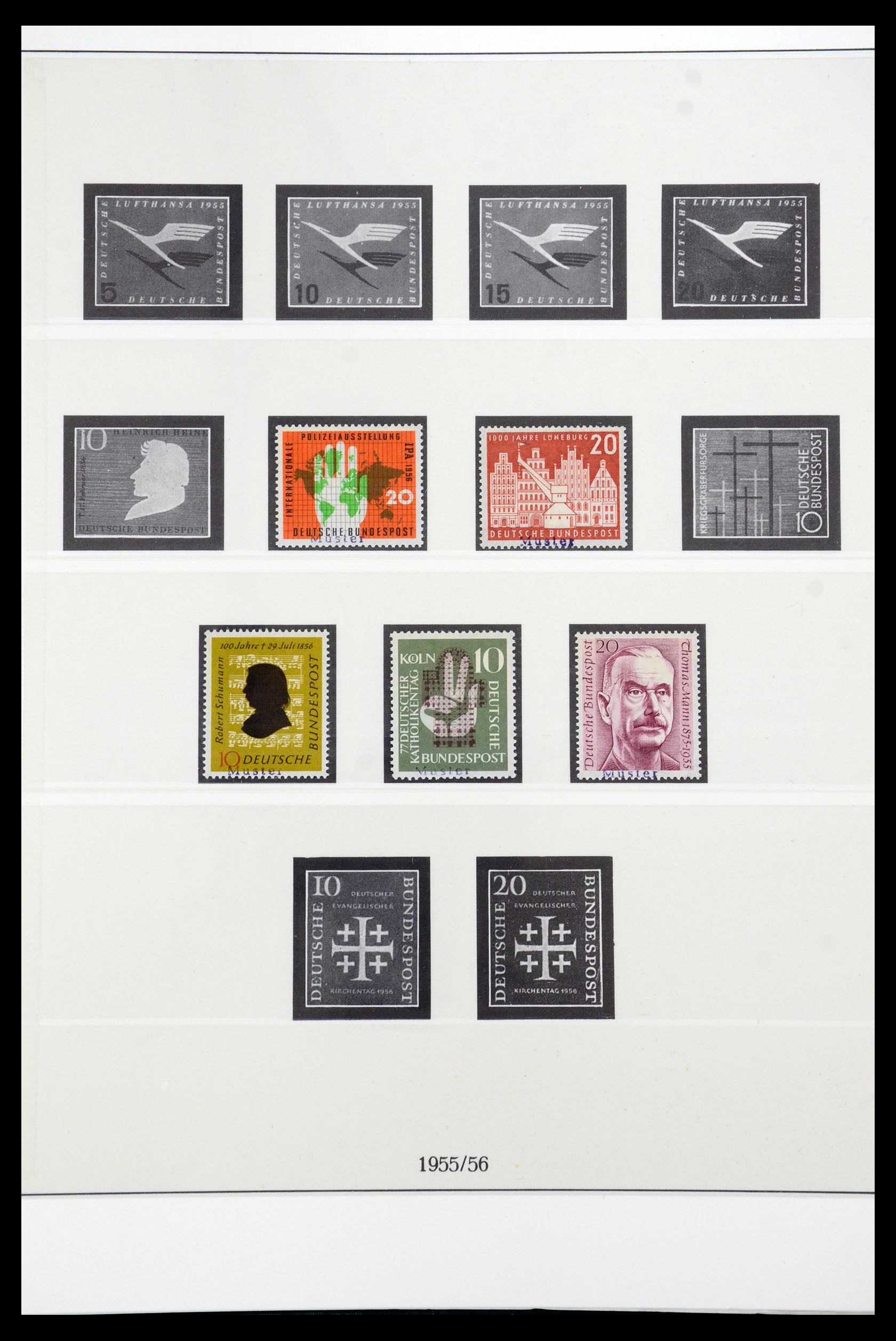 35973 005 - Postzegelverzameling 35973 Bundespost specimen 1952-2002.