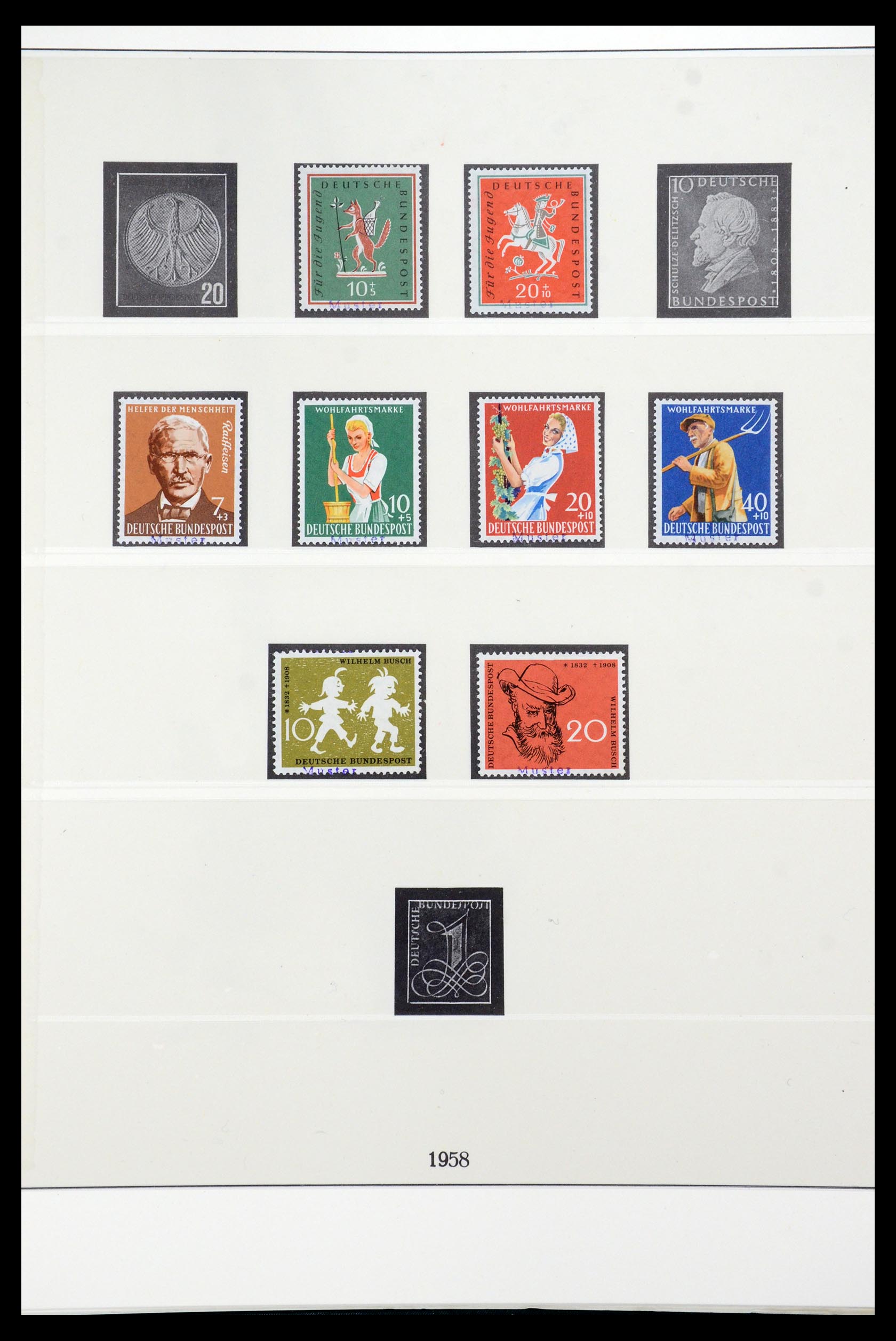 35973 009 - Stamp collection 35973 Bundespost specimen 1952-2002.