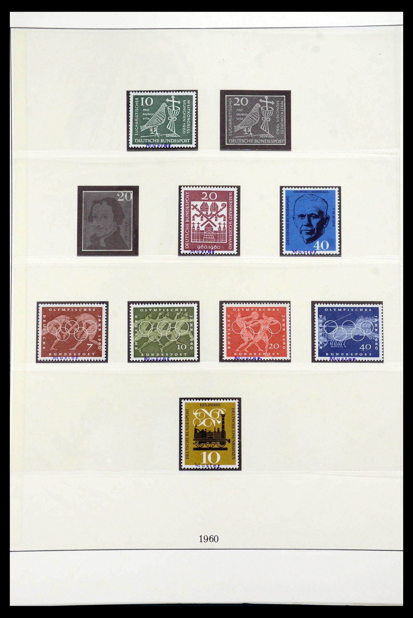 35973 015 - Postzegelverzameling 35973 Bundespost specimen 1952-2002.