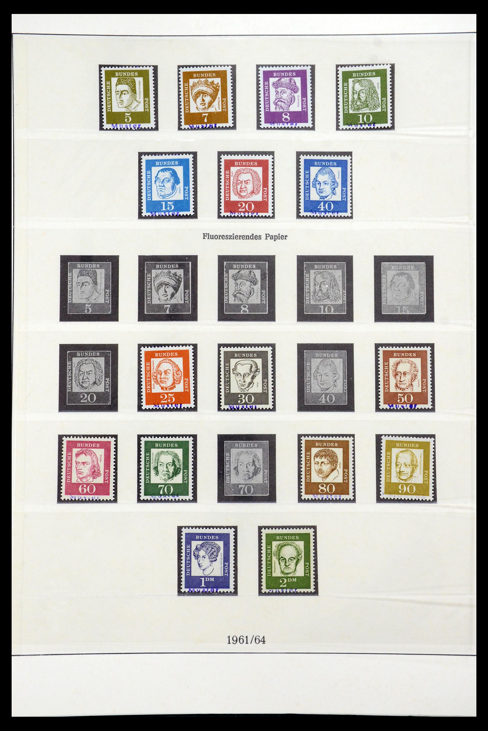 35973 017 - Stamp collection 35973 Bundespost specimen 1952-2002.