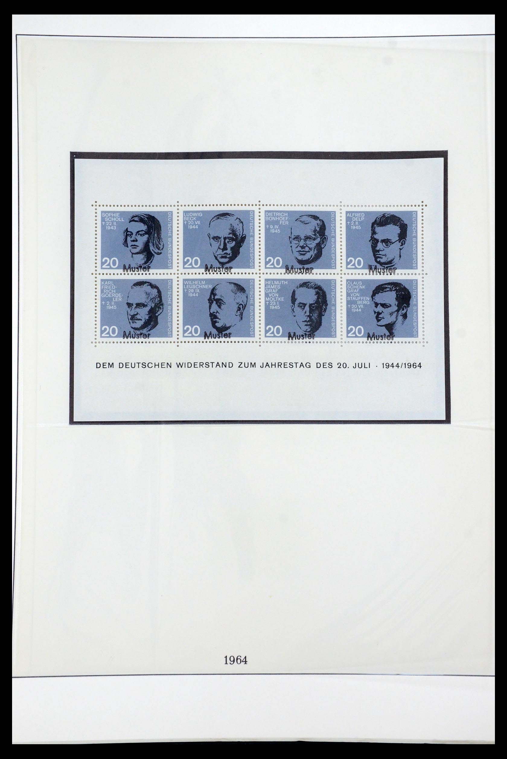 35973 022 - Postzegelverzameling 35973 Bundespost specimen 1952-2002.