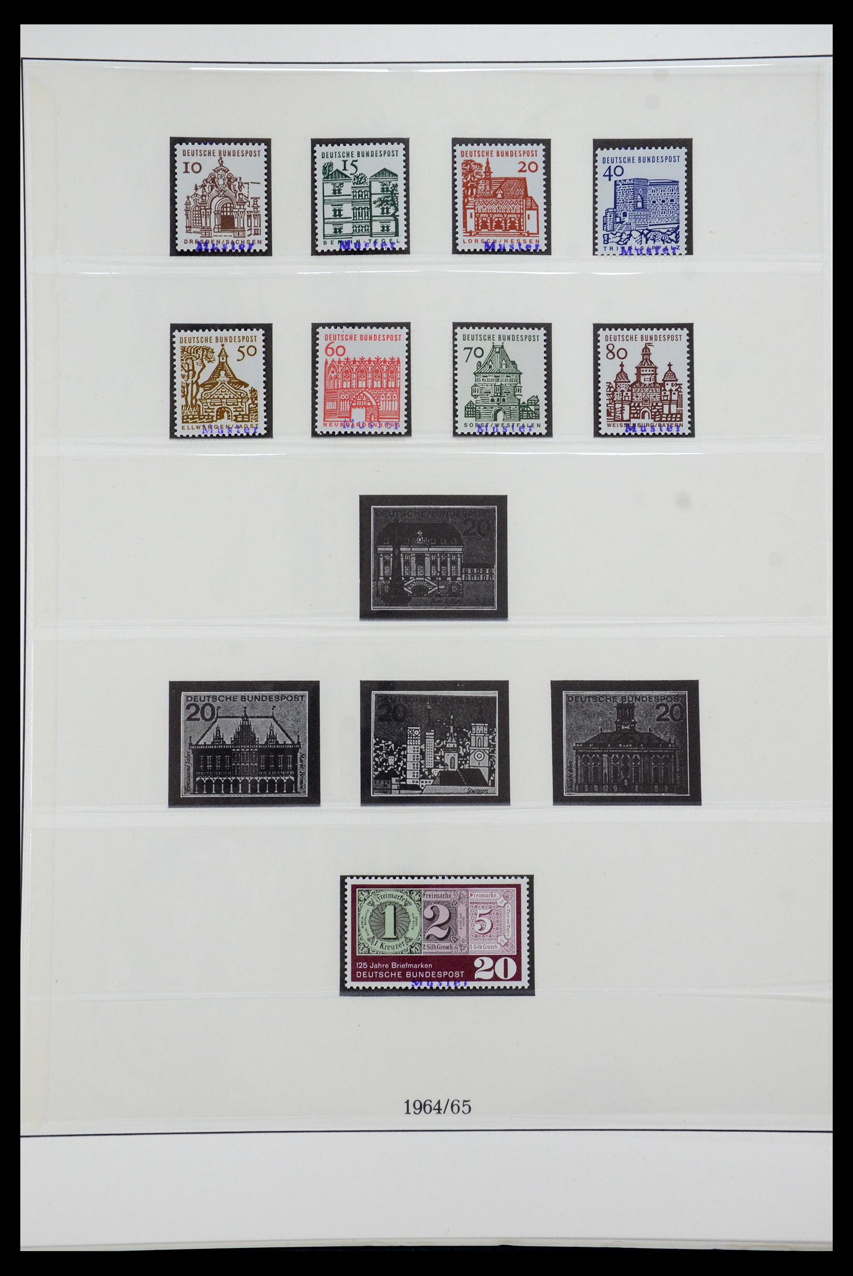 35973 023 - Postzegelverzameling 35973 Bundespost specimen 1952-2002.