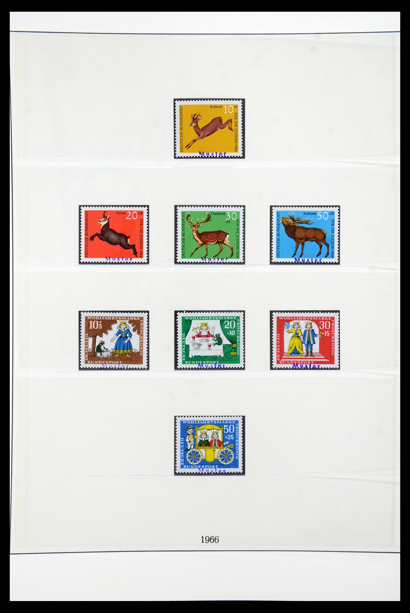 35973 027 - Stamp collection 35973 Bundespost specimen 1952-2002.