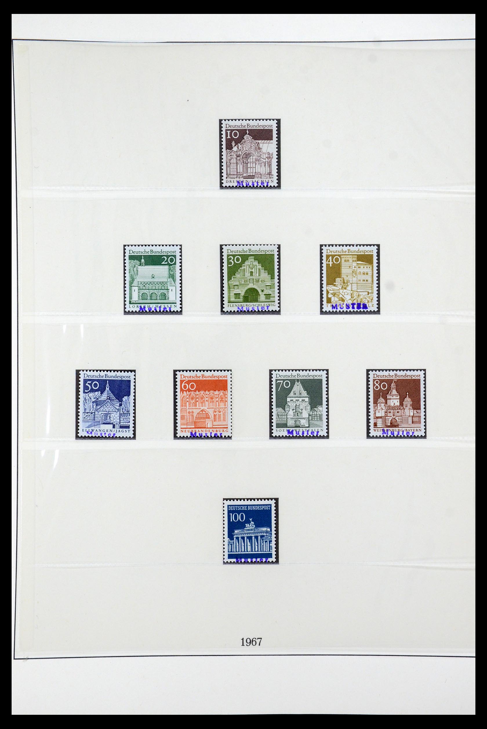 35973 029 - Postzegelverzameling 35973 Bundespost specimen 1952-2002.