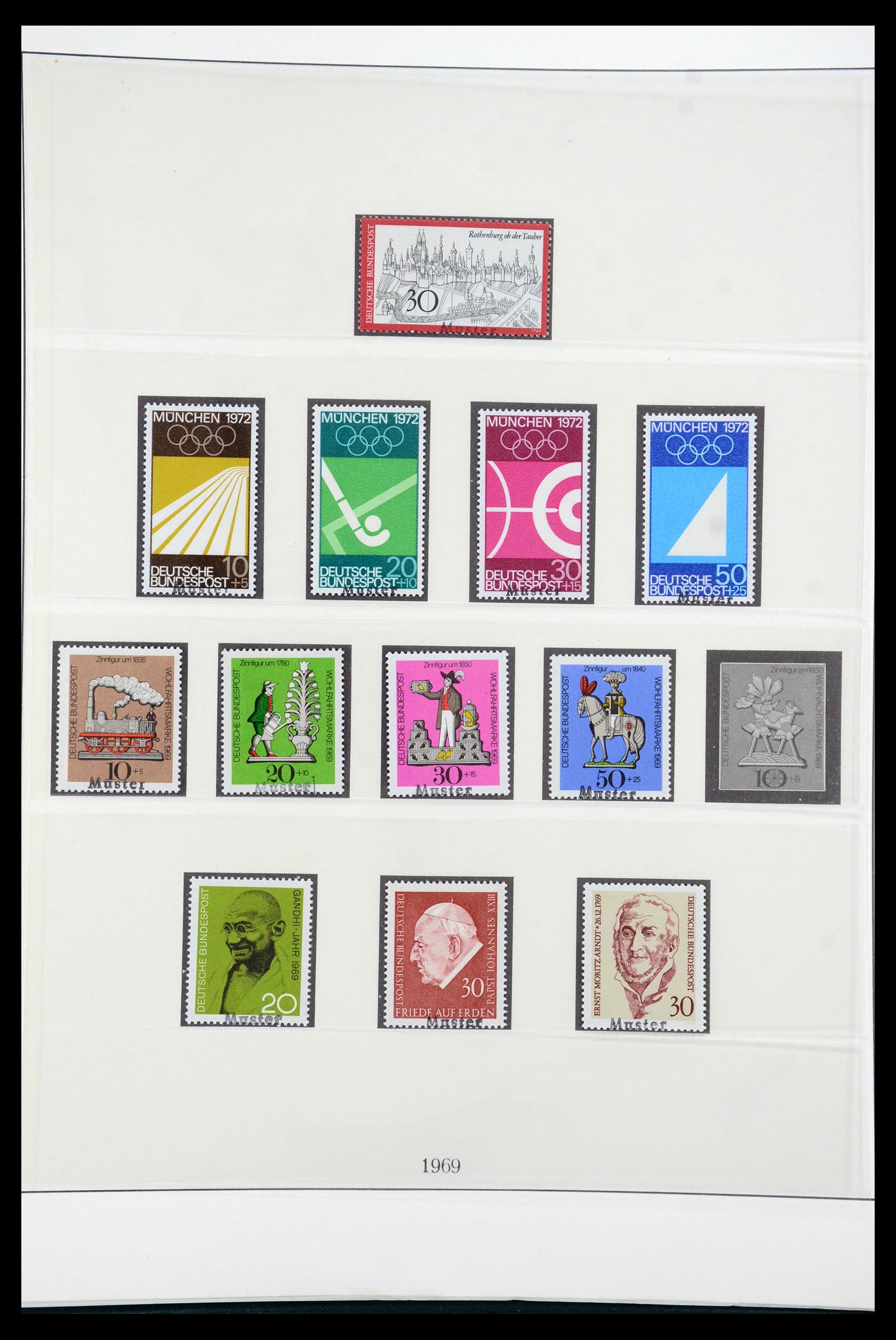 35973 038 - Stamp collection 35973 Bundespost specimen 1952-2002.