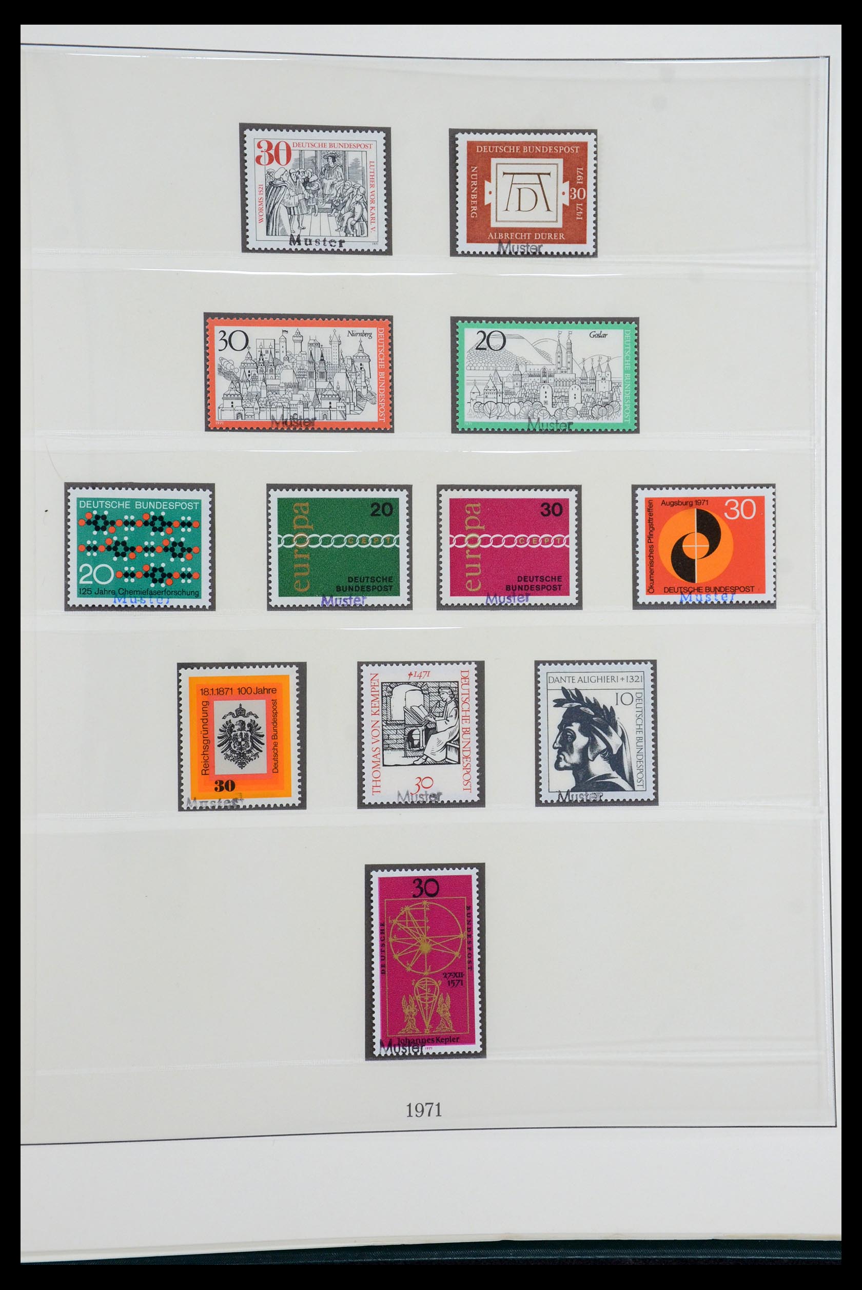35973 047 - Stamp collection 35973 Bundespost specimen 1952-2002.
