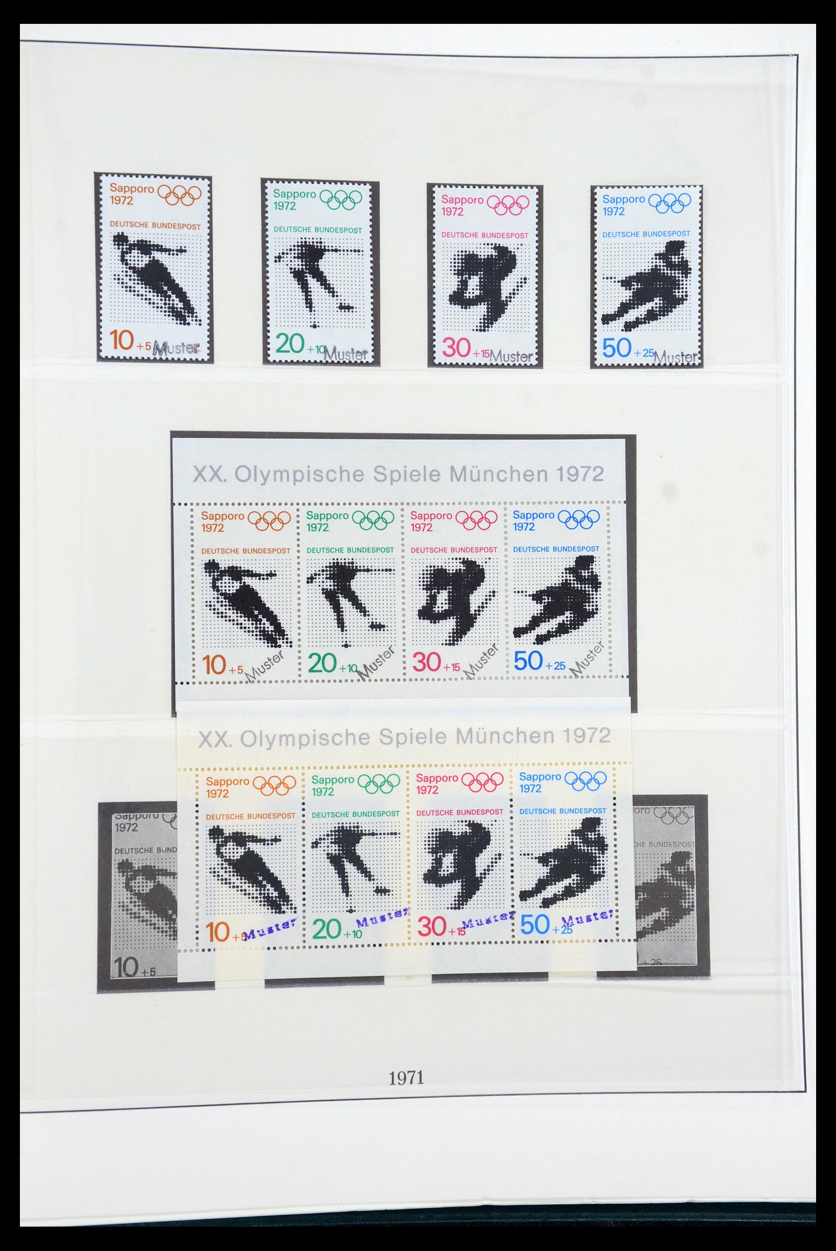 35973 048 - Postzegelverzameling 35973 Bundespost specimen 1952-2002.