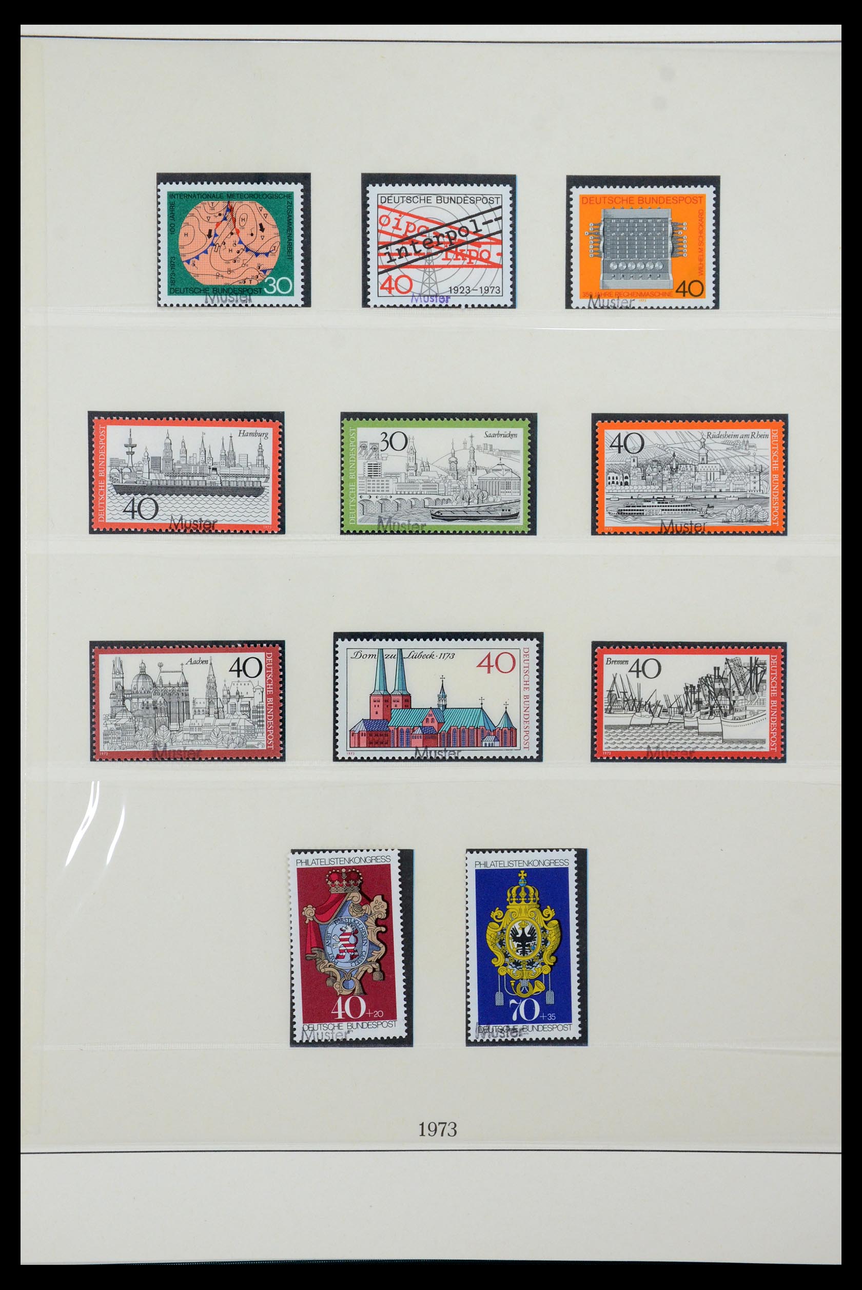 35973 058 - Postzegelverzameling 35973 Bundespost specimen 1952-2002.
