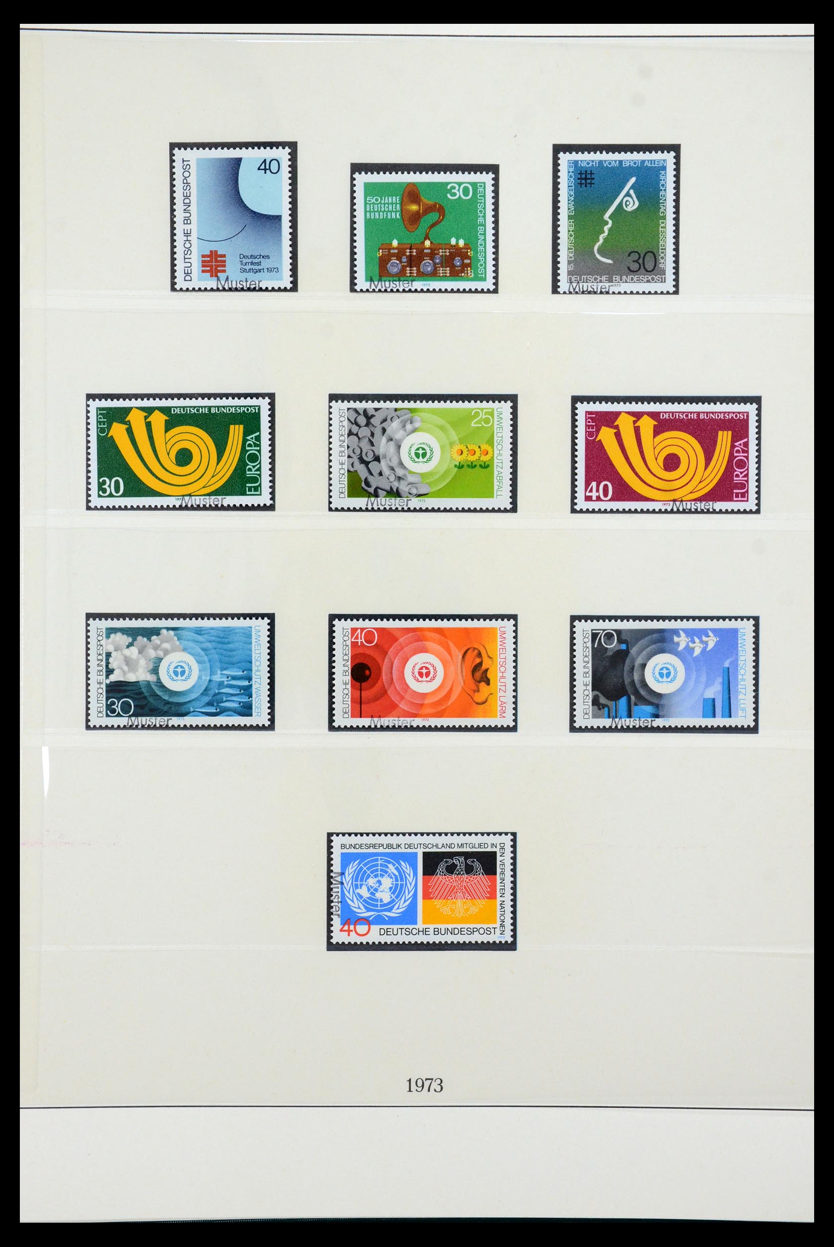 35973 059 - Postzegelverzameling 35973 Bundespost specimen 1952-2002.