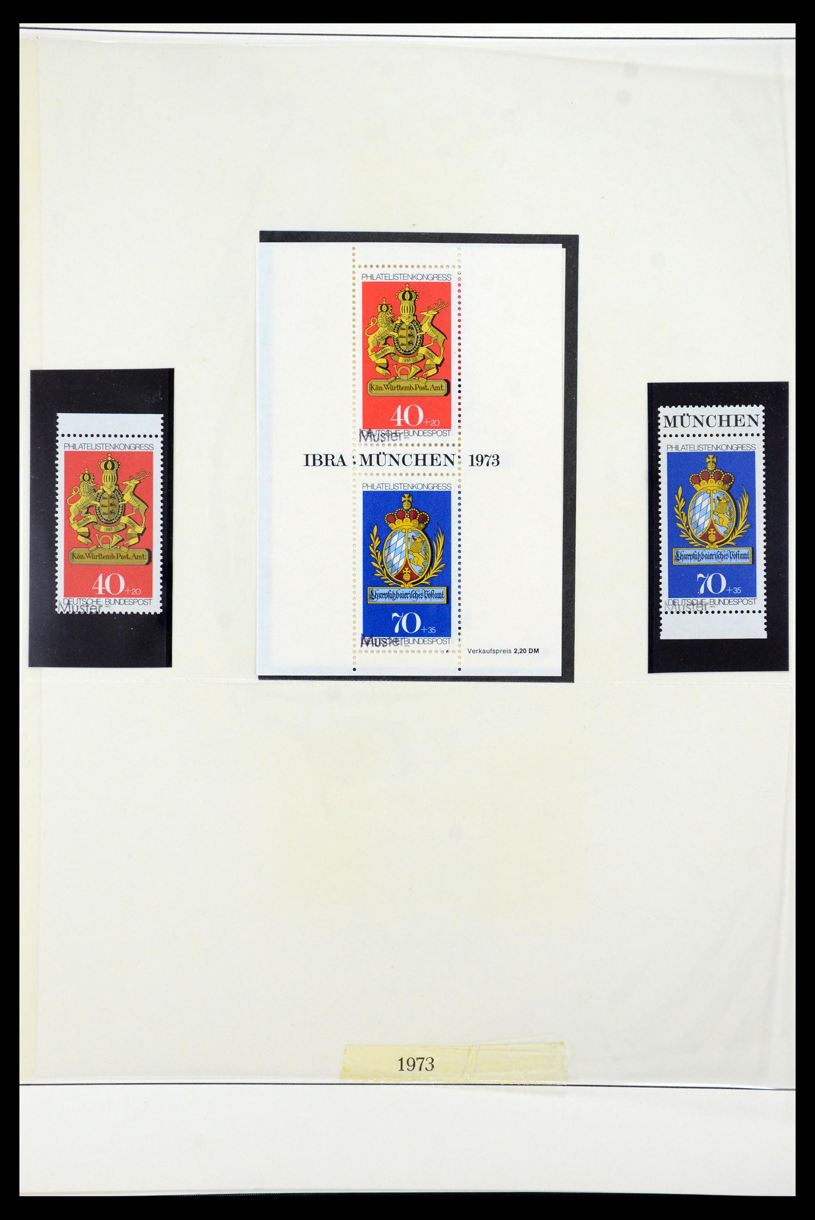 35973 060 - Postzegelverzameling 35973 Bundespost specimen 1952-2002.