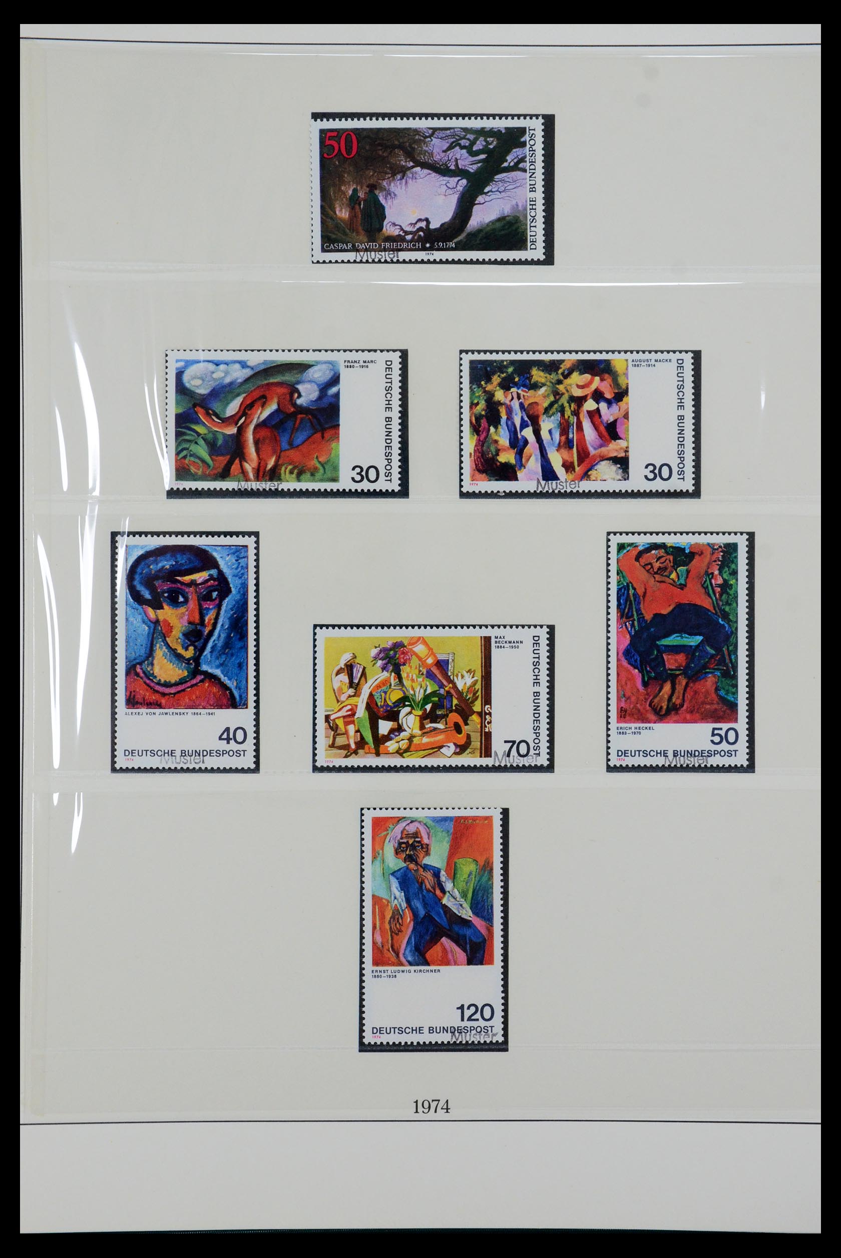 35973 062 - Postzegelverzameling 35973 Bundespost specimen 1952-2002.