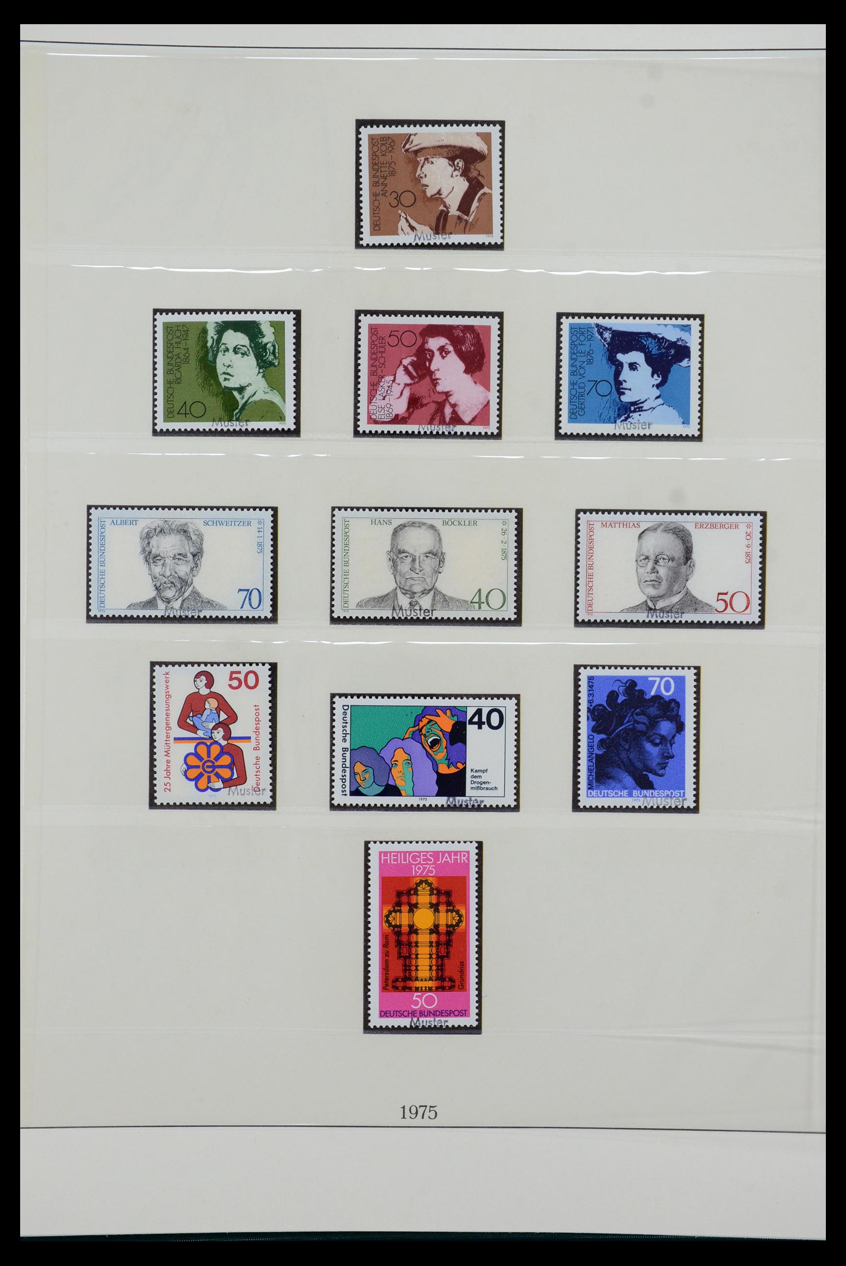 35973 066 - Postzegelverzameling 35973 Bundespost specimen 1952-2002.