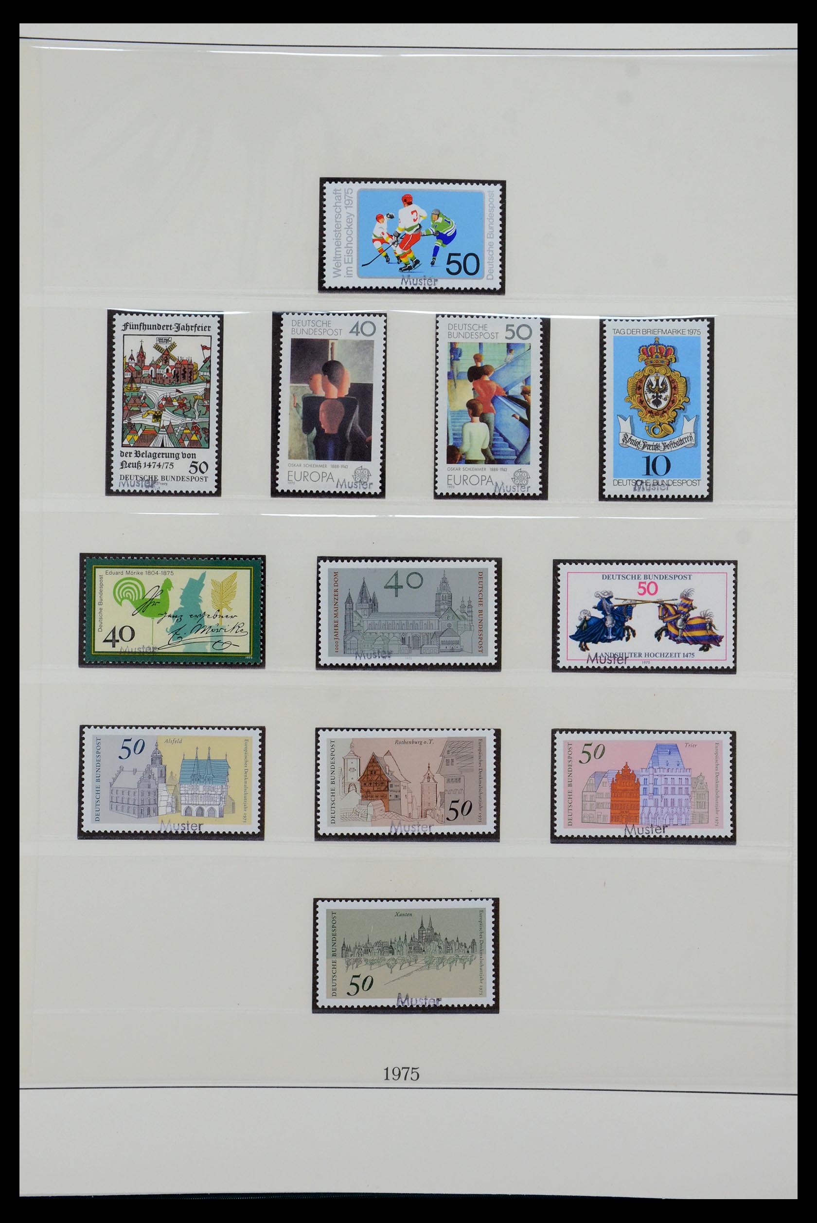 35973 067 - Postzegelverzameling 35973 Bundespost specimen 1952-2002.