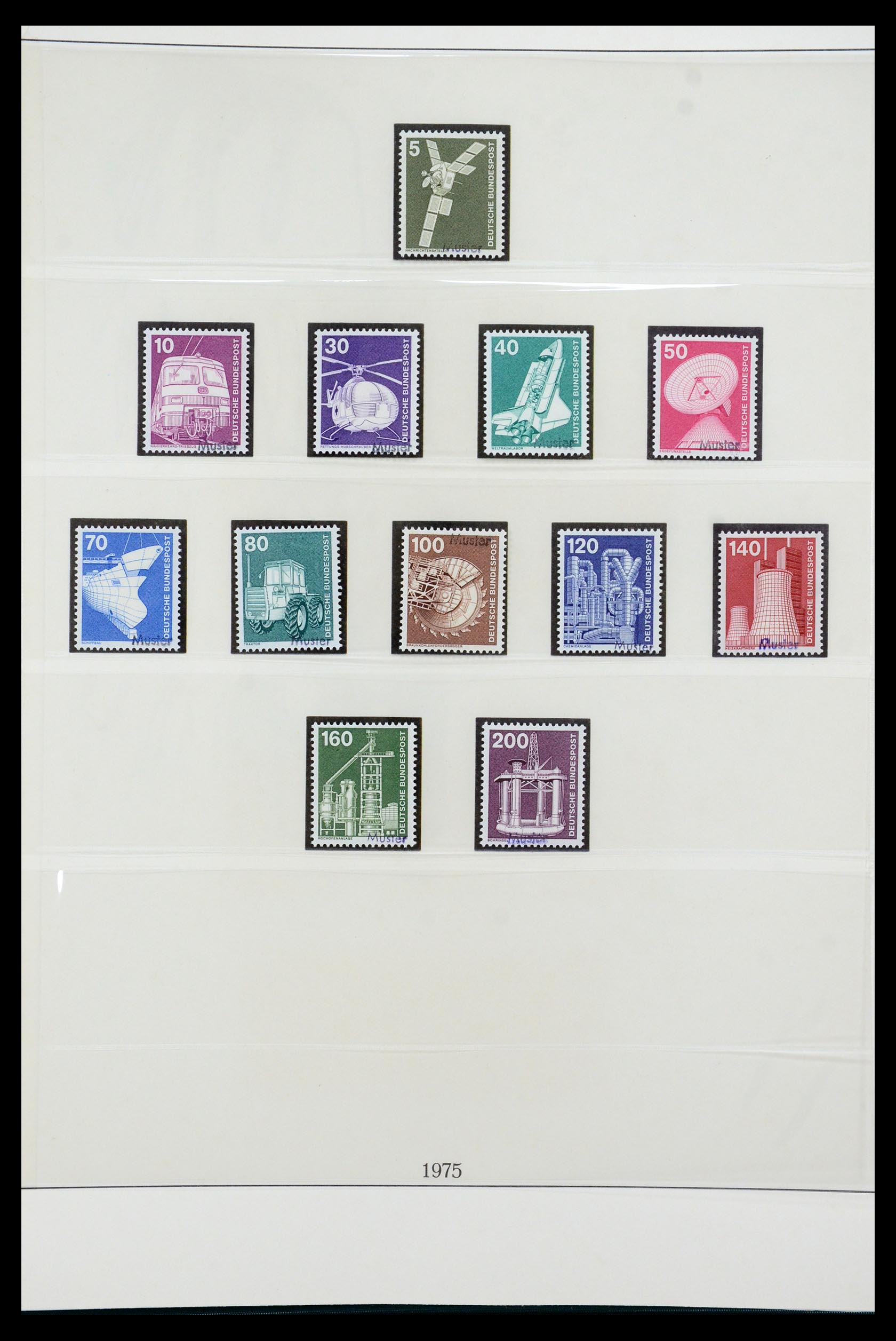 35973 069 - Postzegelverzameling 35973 Bundespost specimen 1952-2002.