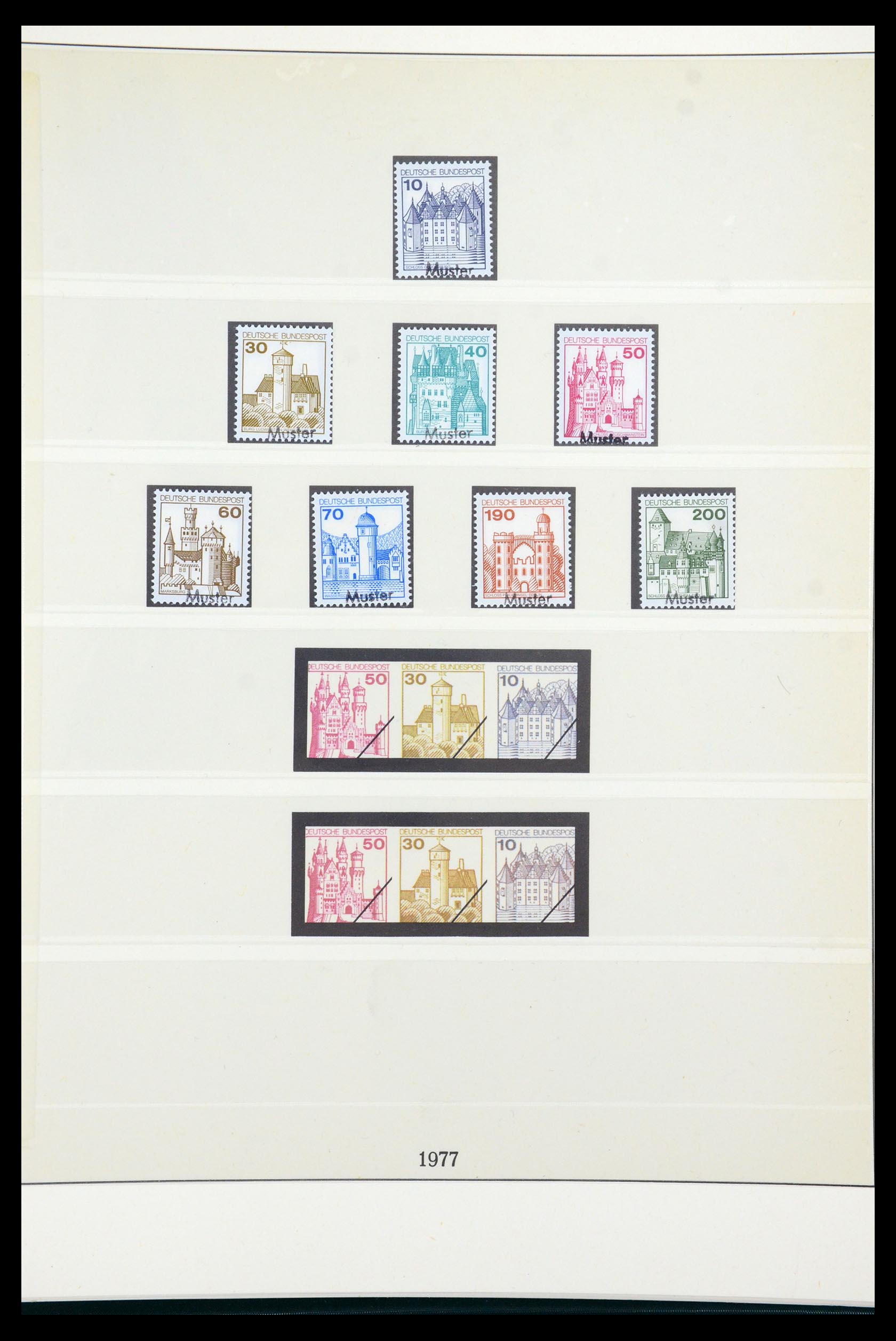 35973 077 - Postzegelverzameling 35973 Bundespost specimen 1952-2002.