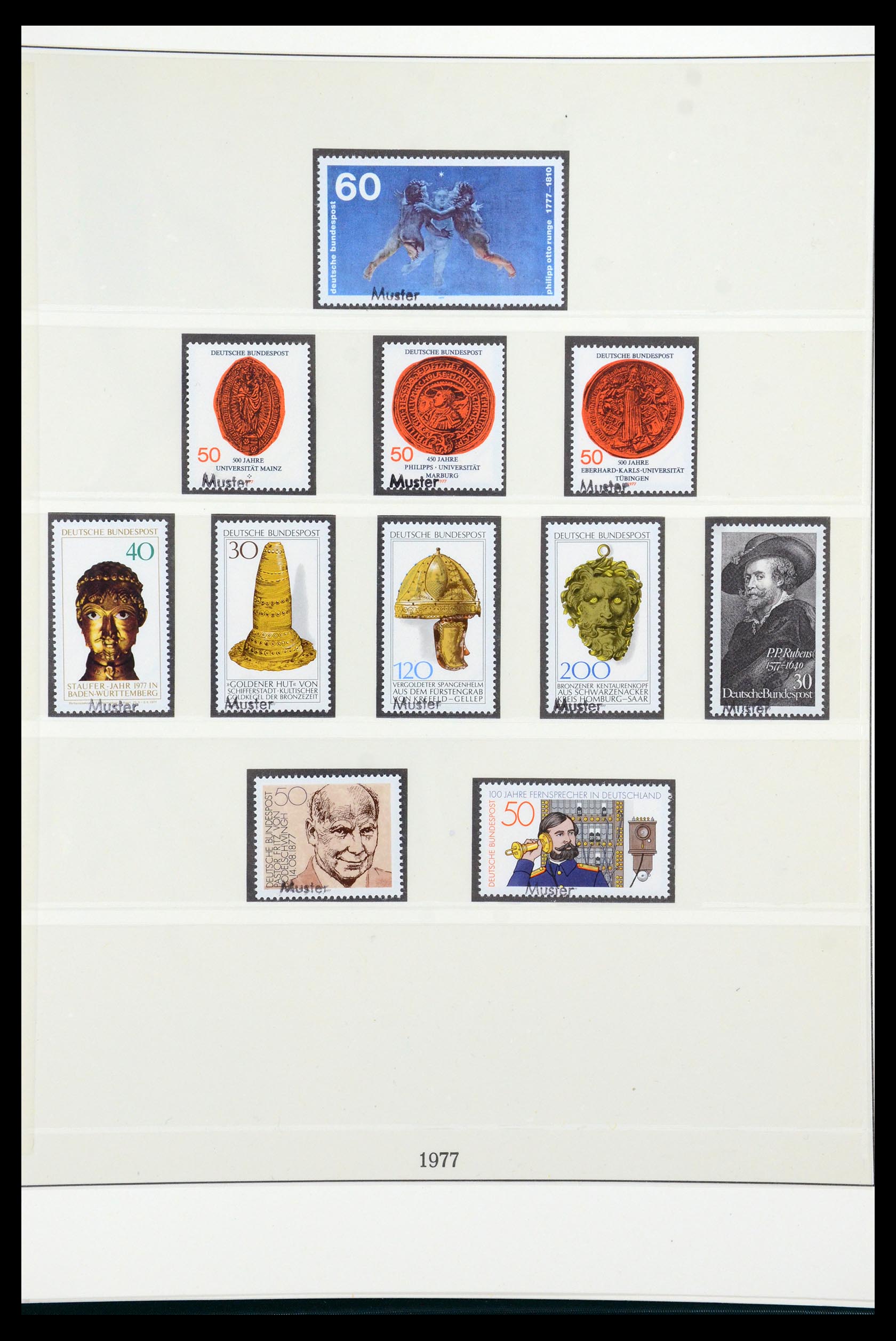 35973 081 - Stamp collection 35973 Bundespost specimen 1952-2002.