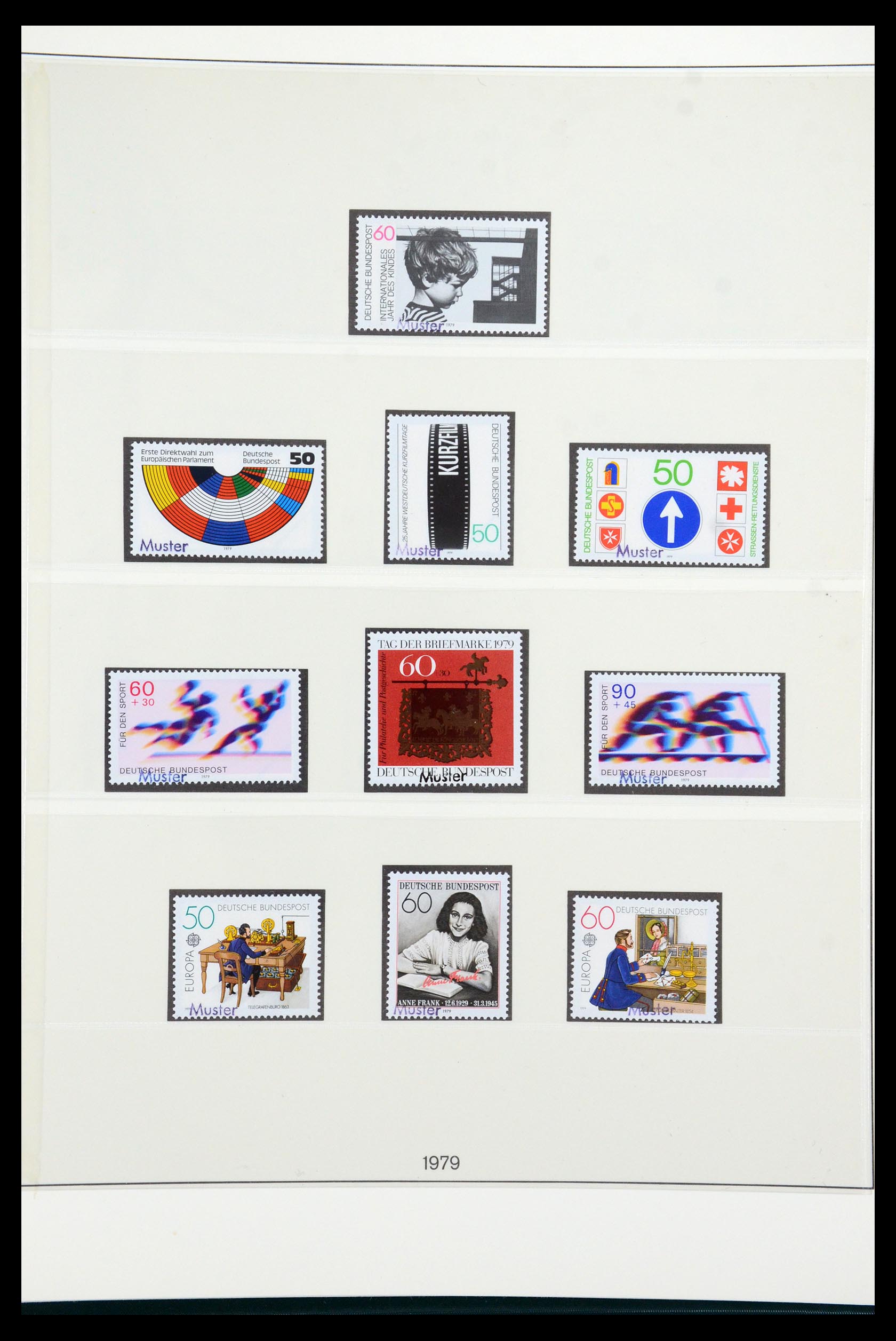 35973 086 - Postzegelverzameling 35973 Bundespost specimen 1952-2002.