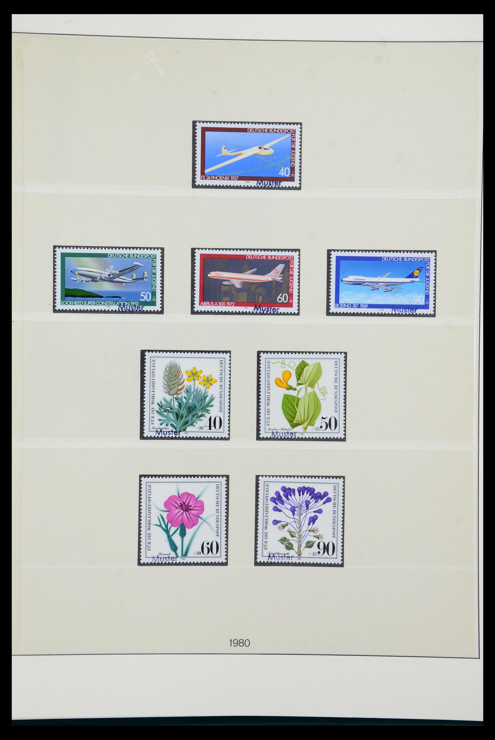 35973 093 - Postzegelverzameling 35973 Bundespost specimen 1952-2002.