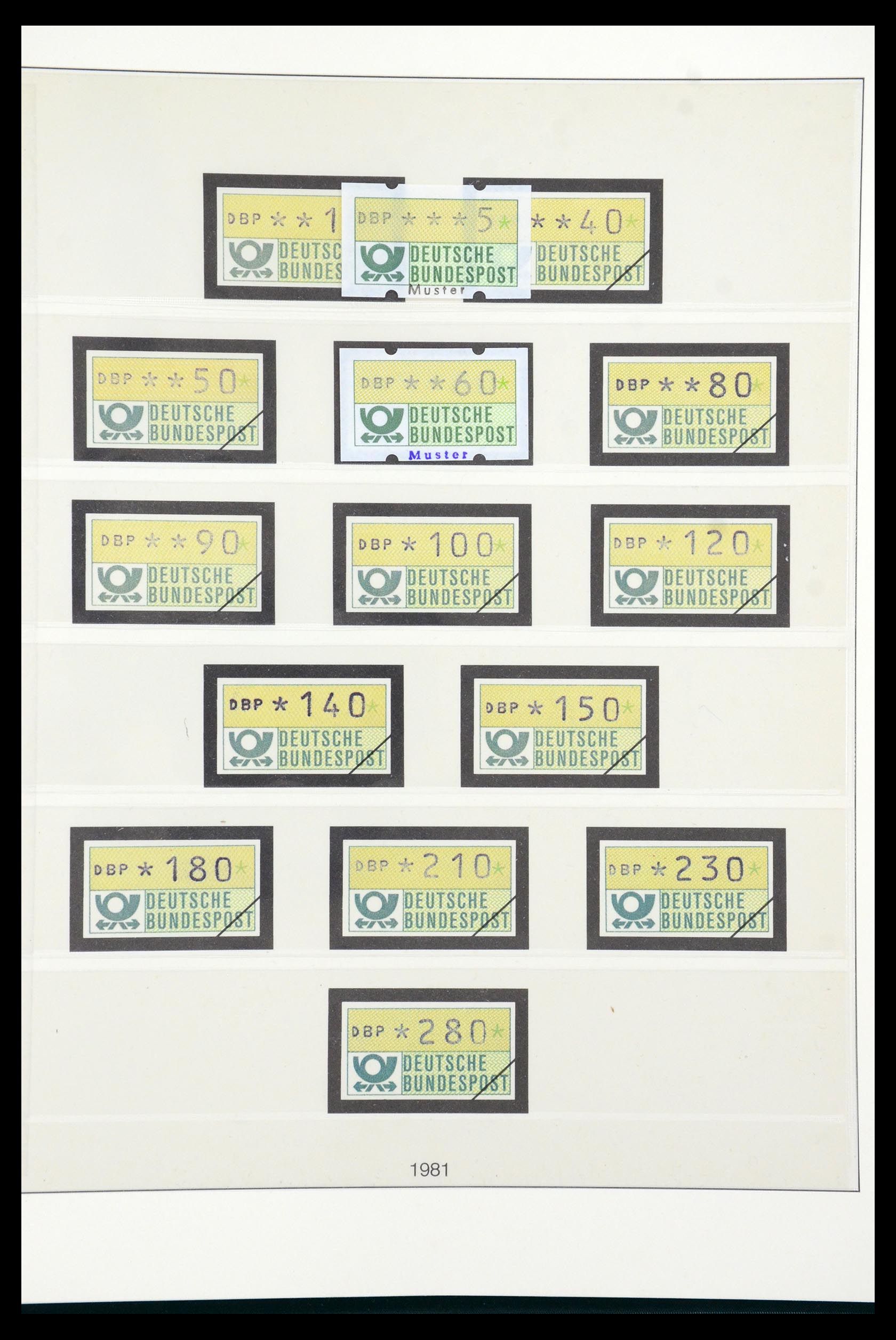 35973 095 - Postzegelverzameling 35973 Bundespost specimen 1952-2002.