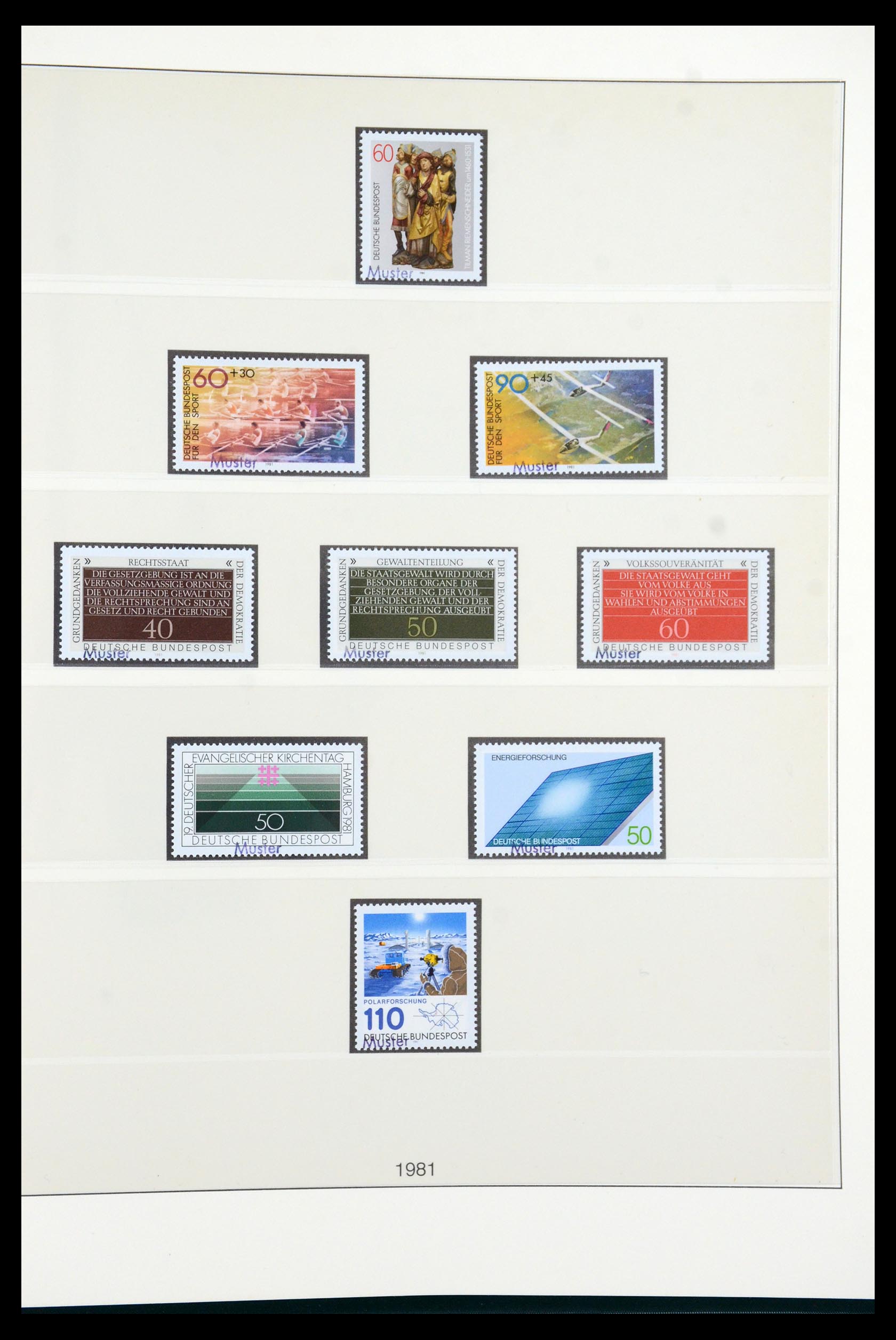 35973 098 - Postzegelverzameling 35973 Bundespost specimen 1952-2002.