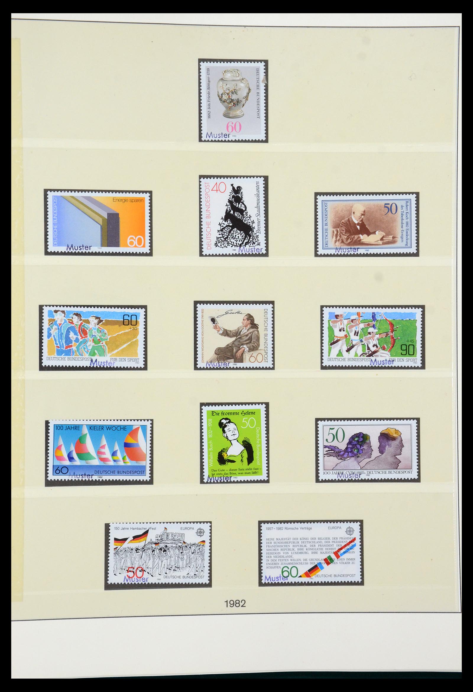 35973 100 - Stamp collection 35973 Bundespost specimen 1952-2002.
