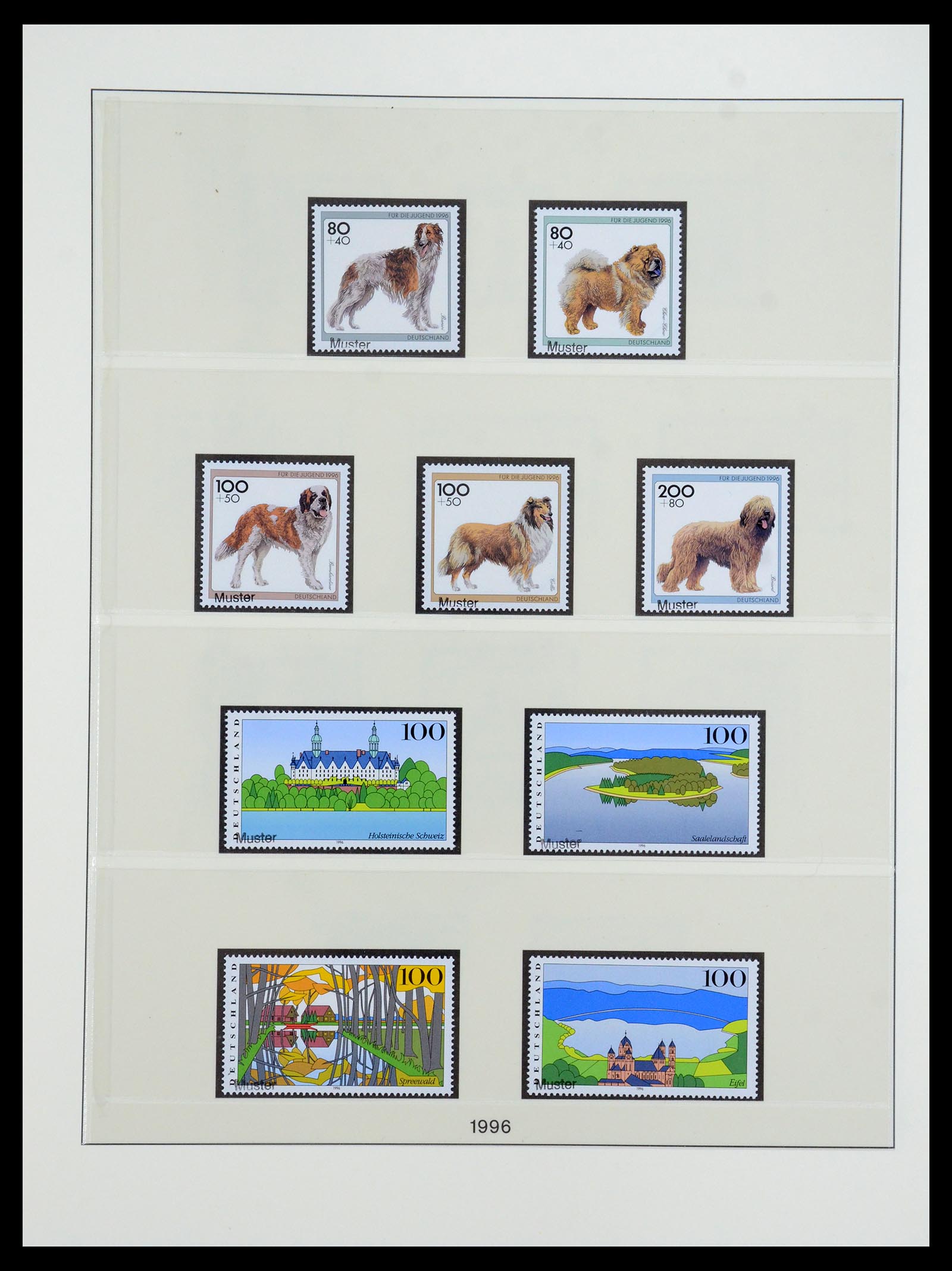 35973 183 - Postzegelverzameling 35973 Bundespost specimen 1952-2002.