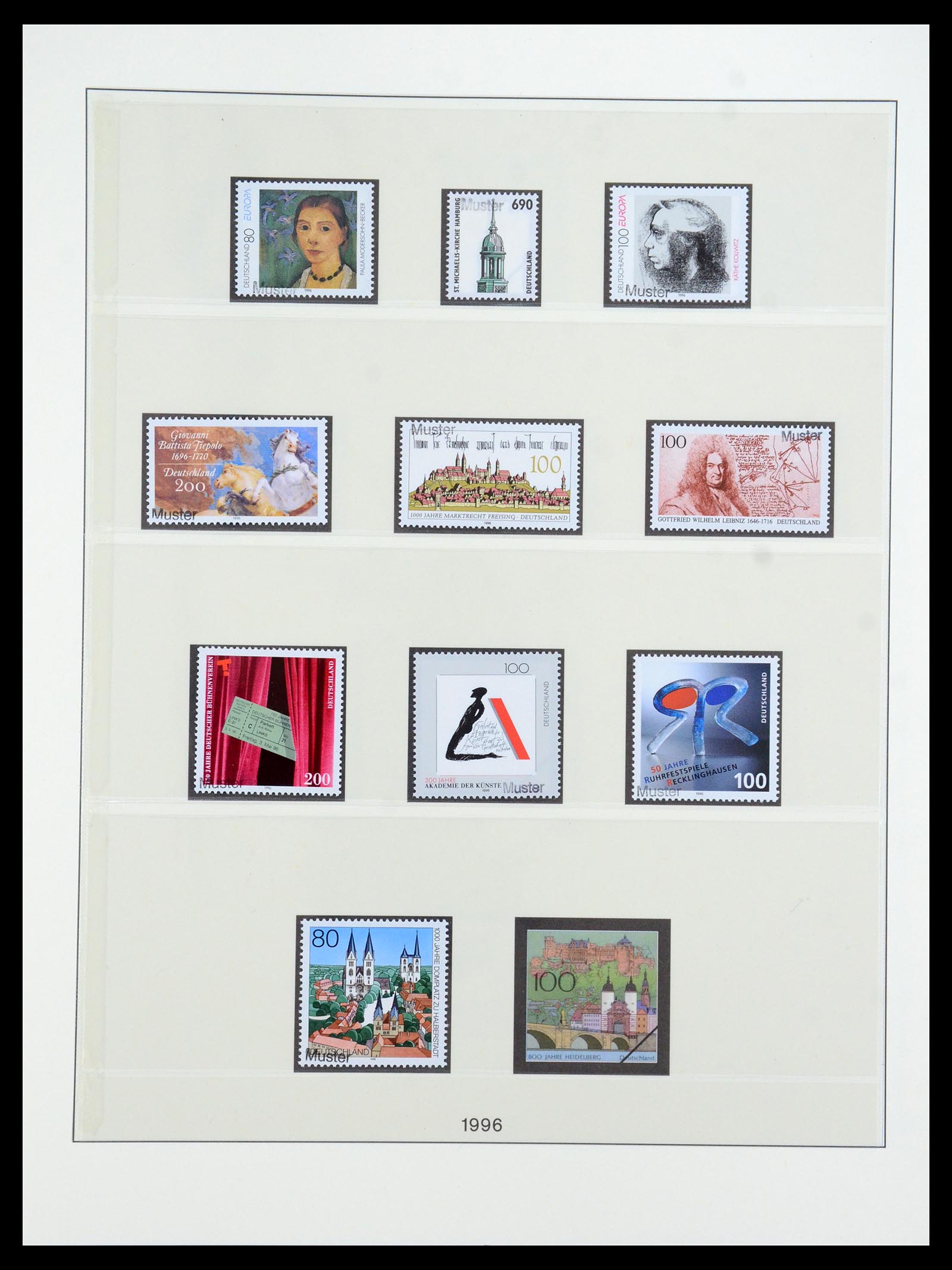 35973 184 - Postzegelverzameling 35973 Bundespost specimen 1952-2002.