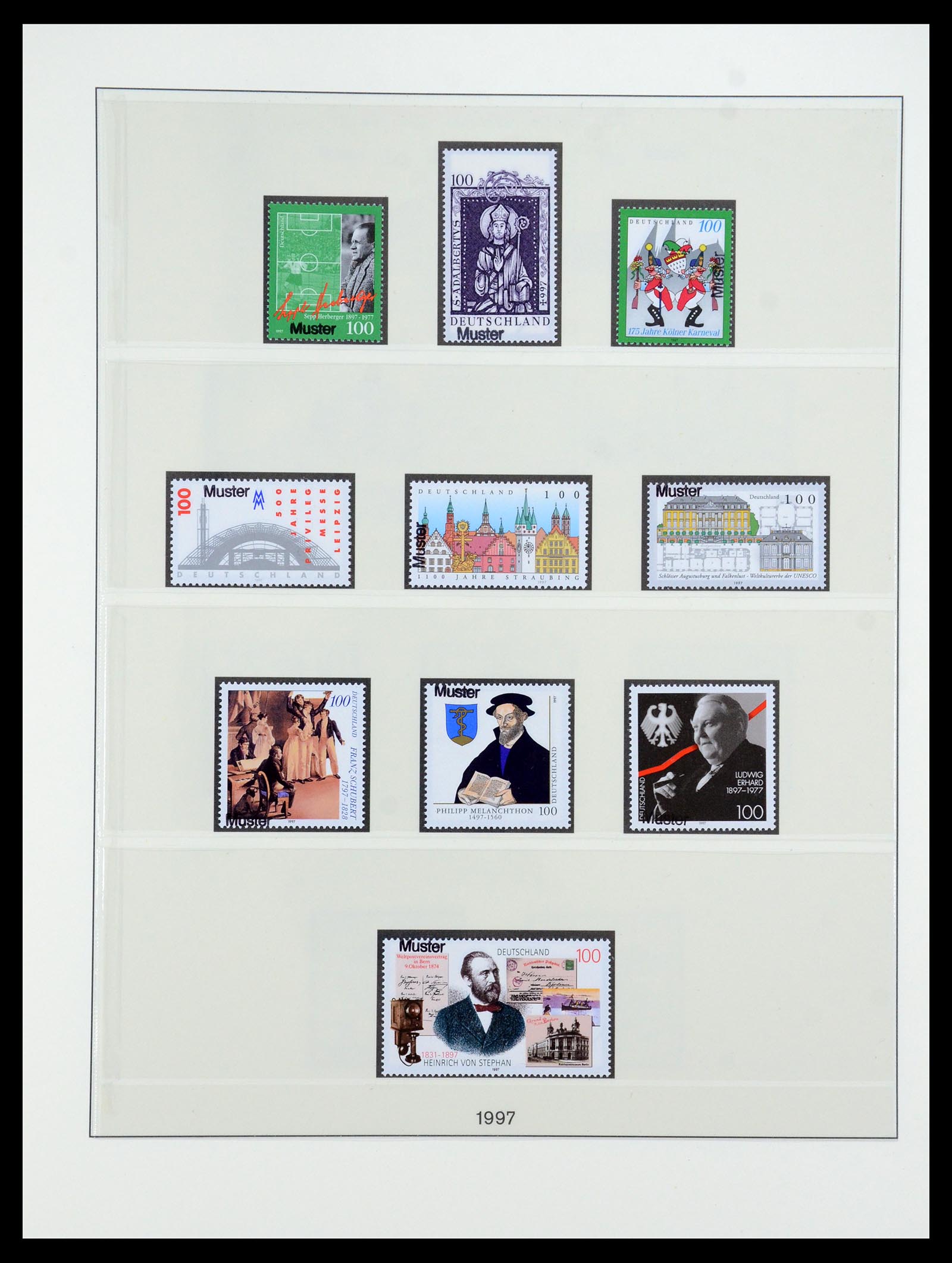 35973 189 - Postzegelverzameling 35973 Bundespost specimen 1952-2002.