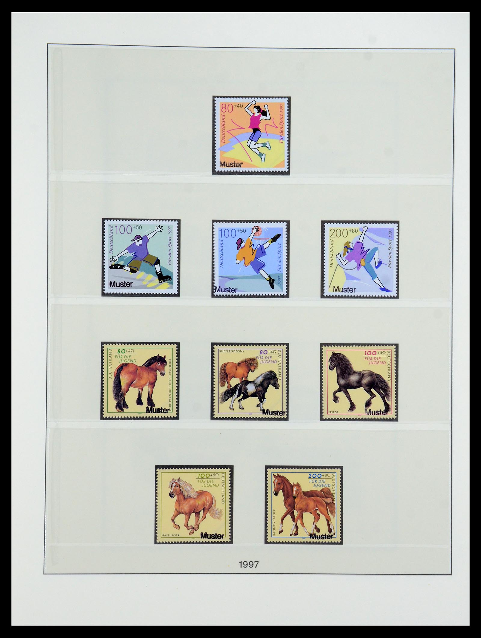 35973 191 - Postzegelverzameling 35973 Bundespost specimen 1952-2002.