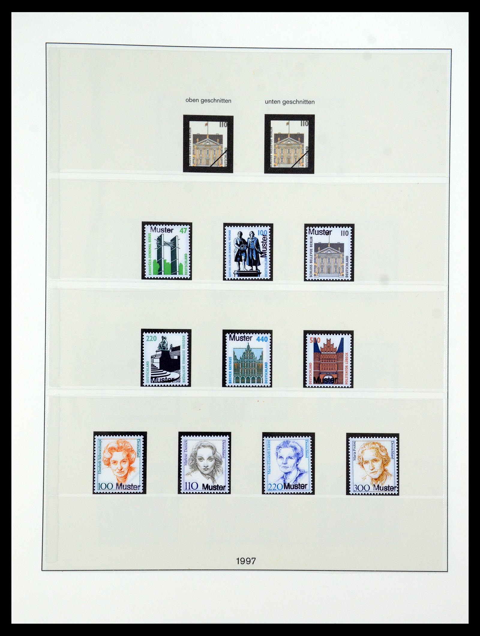 35973 196 - Postzegelverzameling 35973 Bundespost specimen 1952-2002.