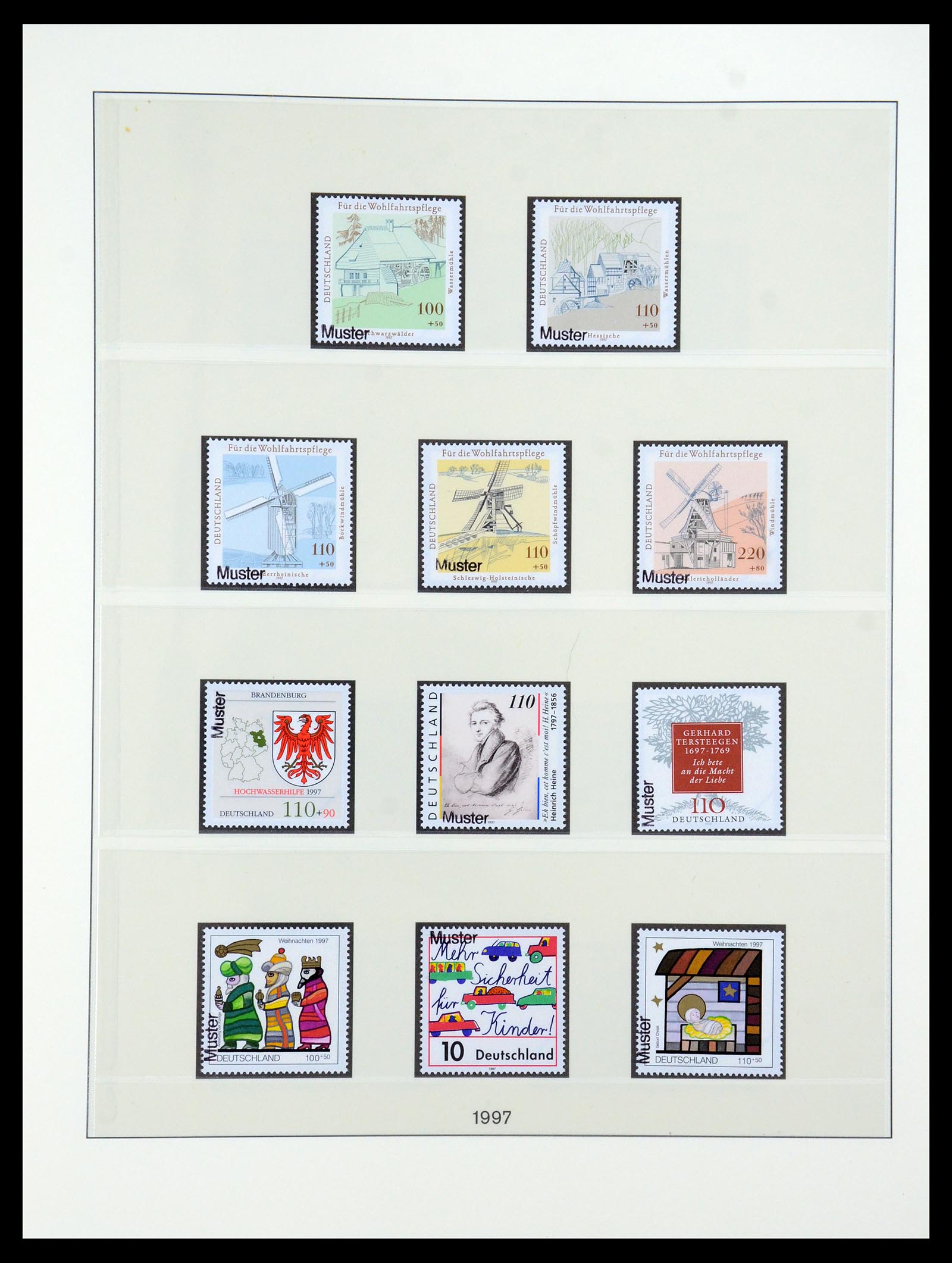 35973 197 - Postzegelverzameling 35973 Bundespost specimen 1952-2002.