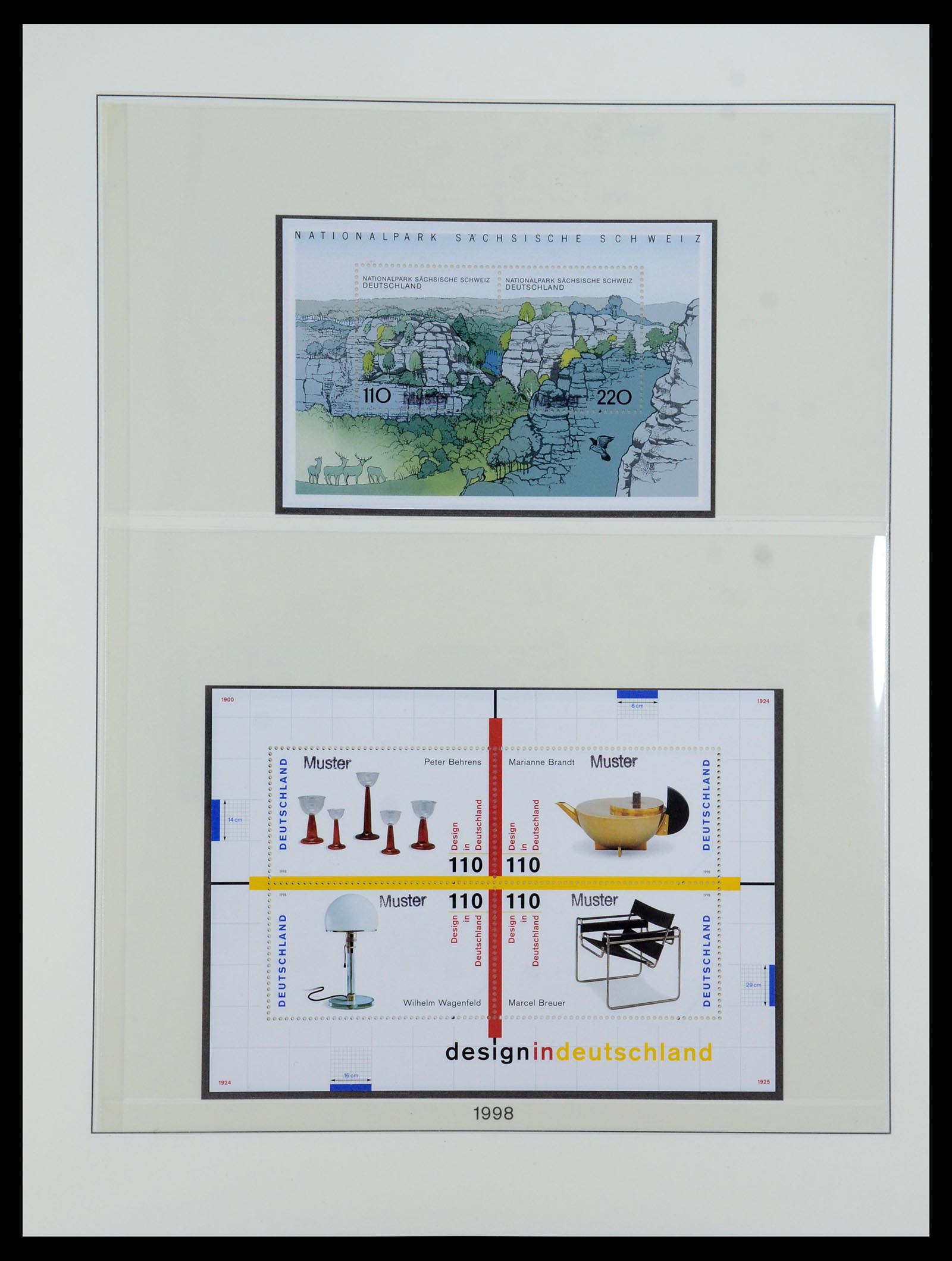 35973 203 - Stamp collection 35973 Bundespost specimen 1952-2002.