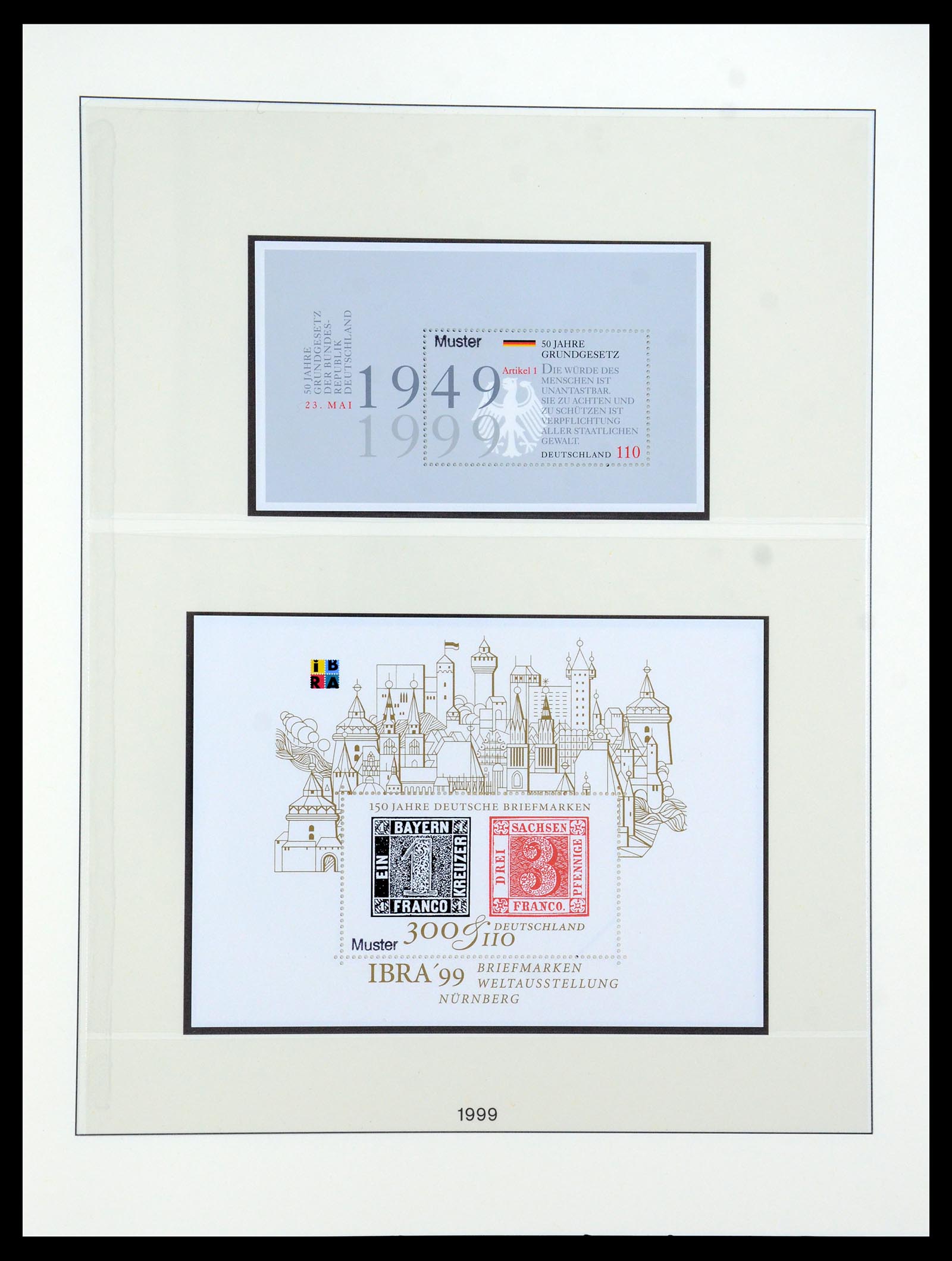35973 209 - Postzegelverzameling 35973 Bundespost specimen 1952-2002.