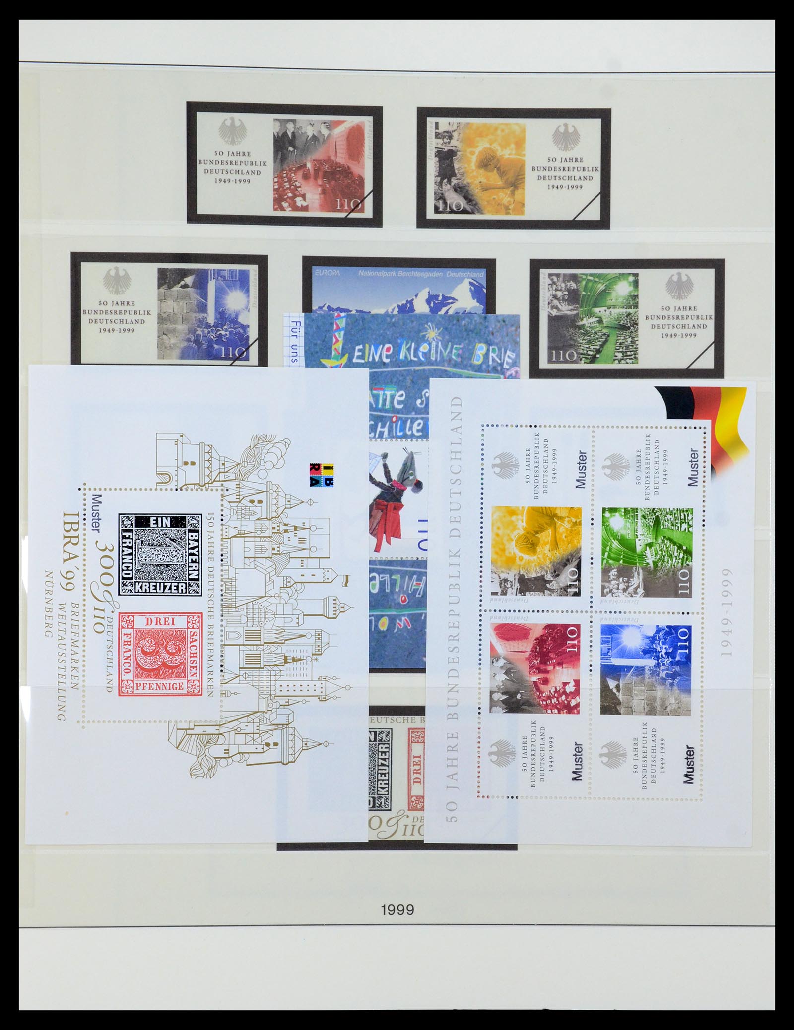 35973 212 - Postzegelverzameling 35973 Bundespost specimen 1952-2002.