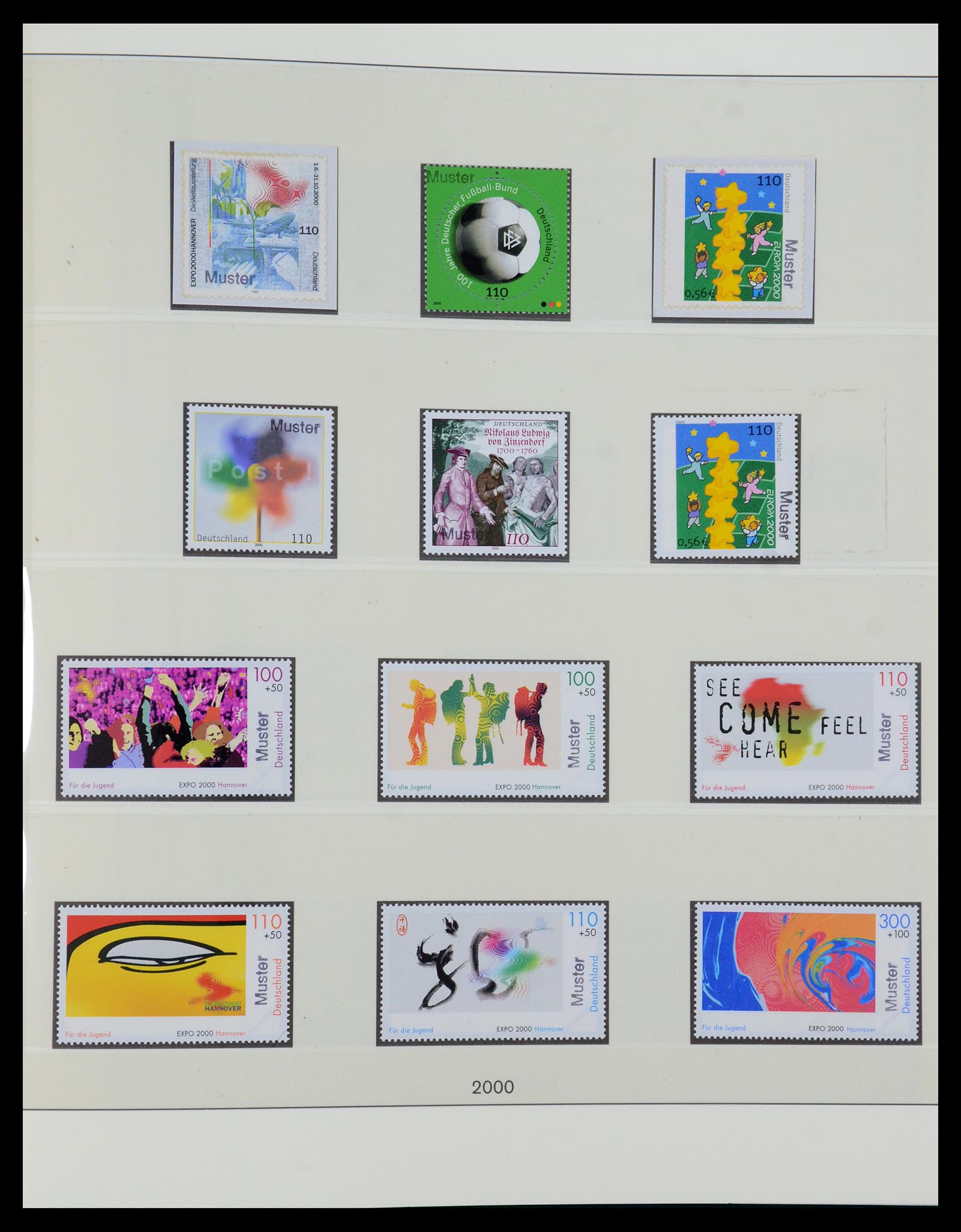35973 219 - Stamp collection 35973 Bundespost specimen 1952-2002.